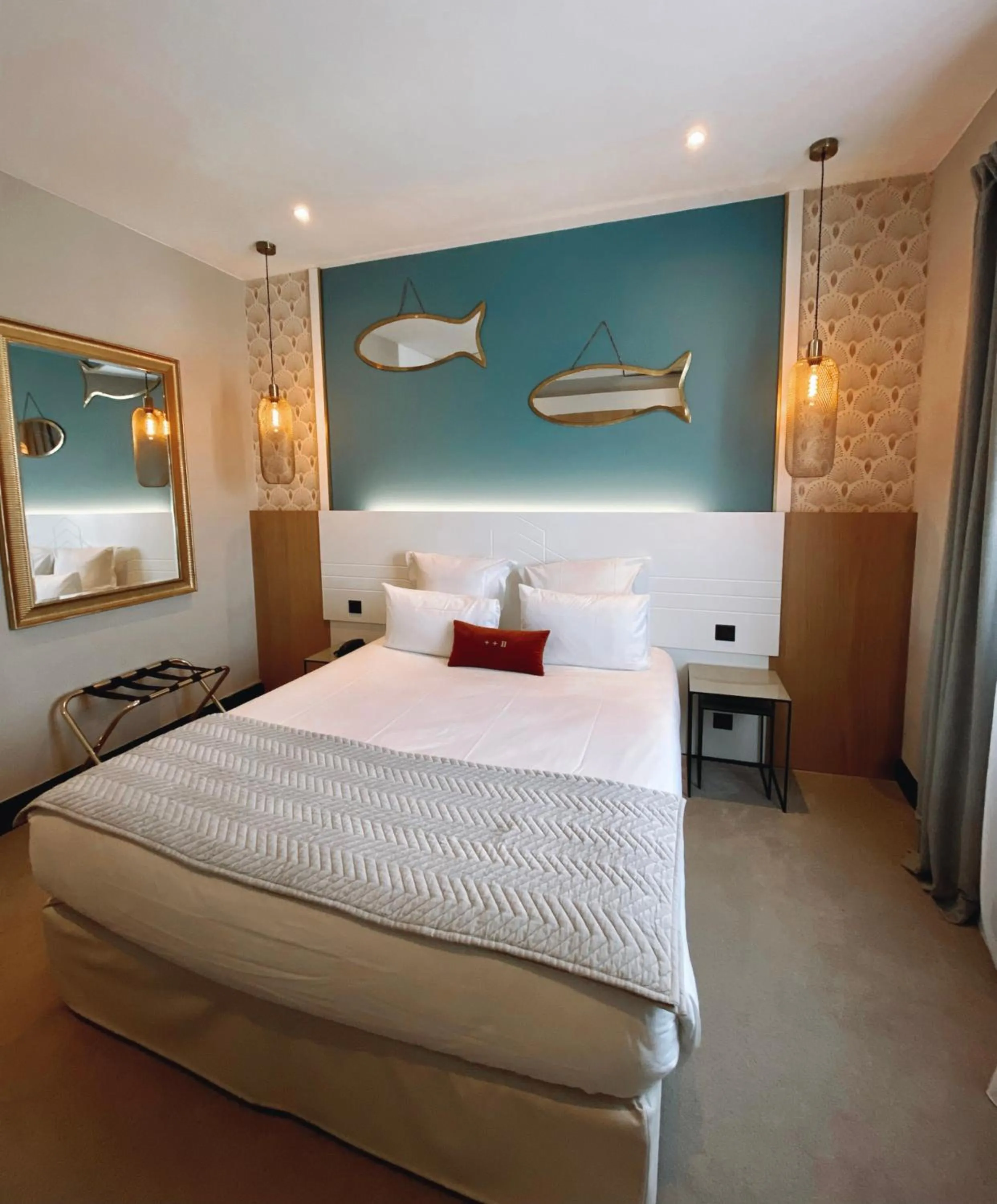 Bedroom, Bed in Grand Hôtel Richelieu