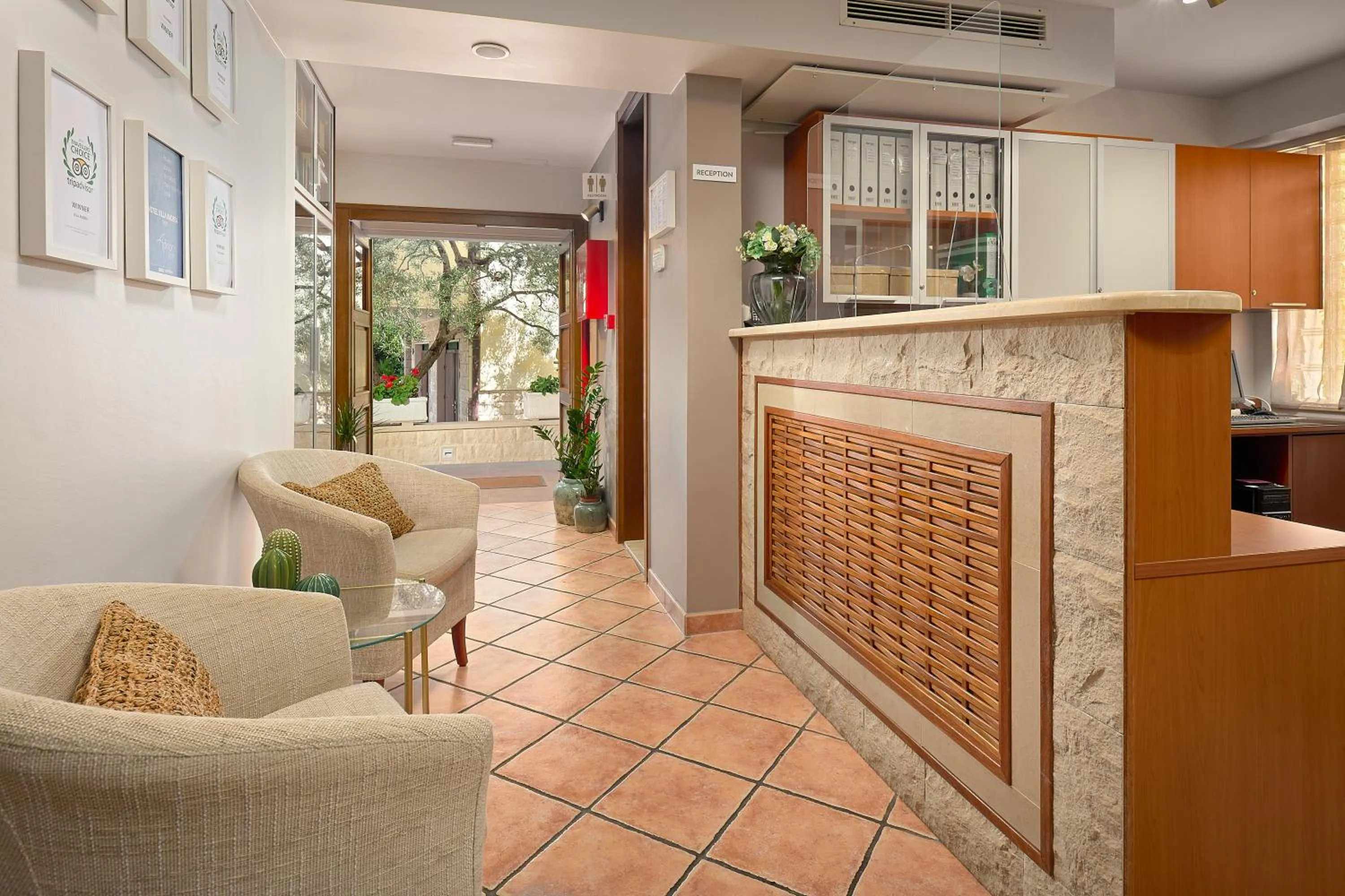 Facade/entrance in Villa Andrea