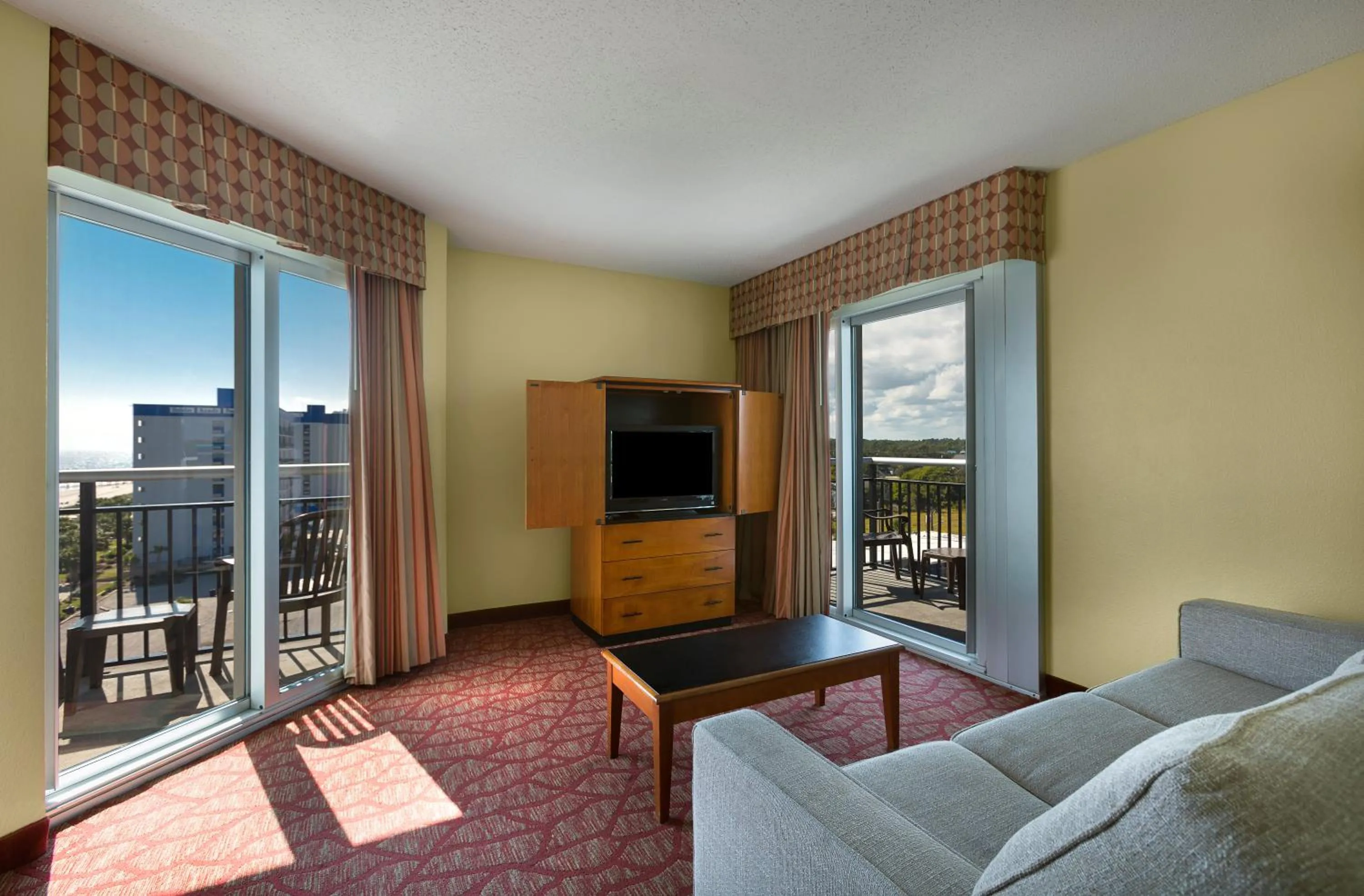 Living room in Bay View Resort Myrtle Beach