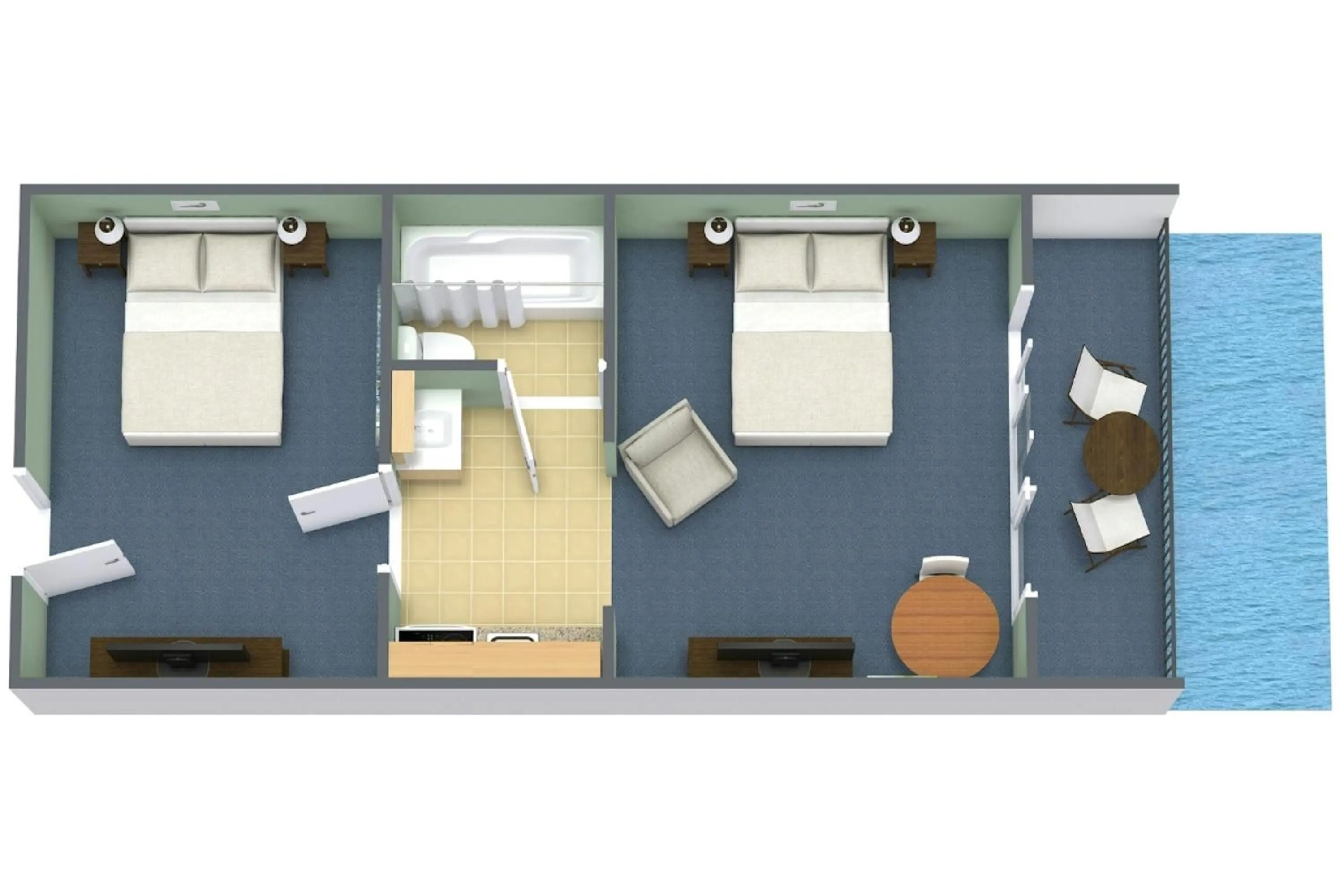 Floor plan in Compass Cove