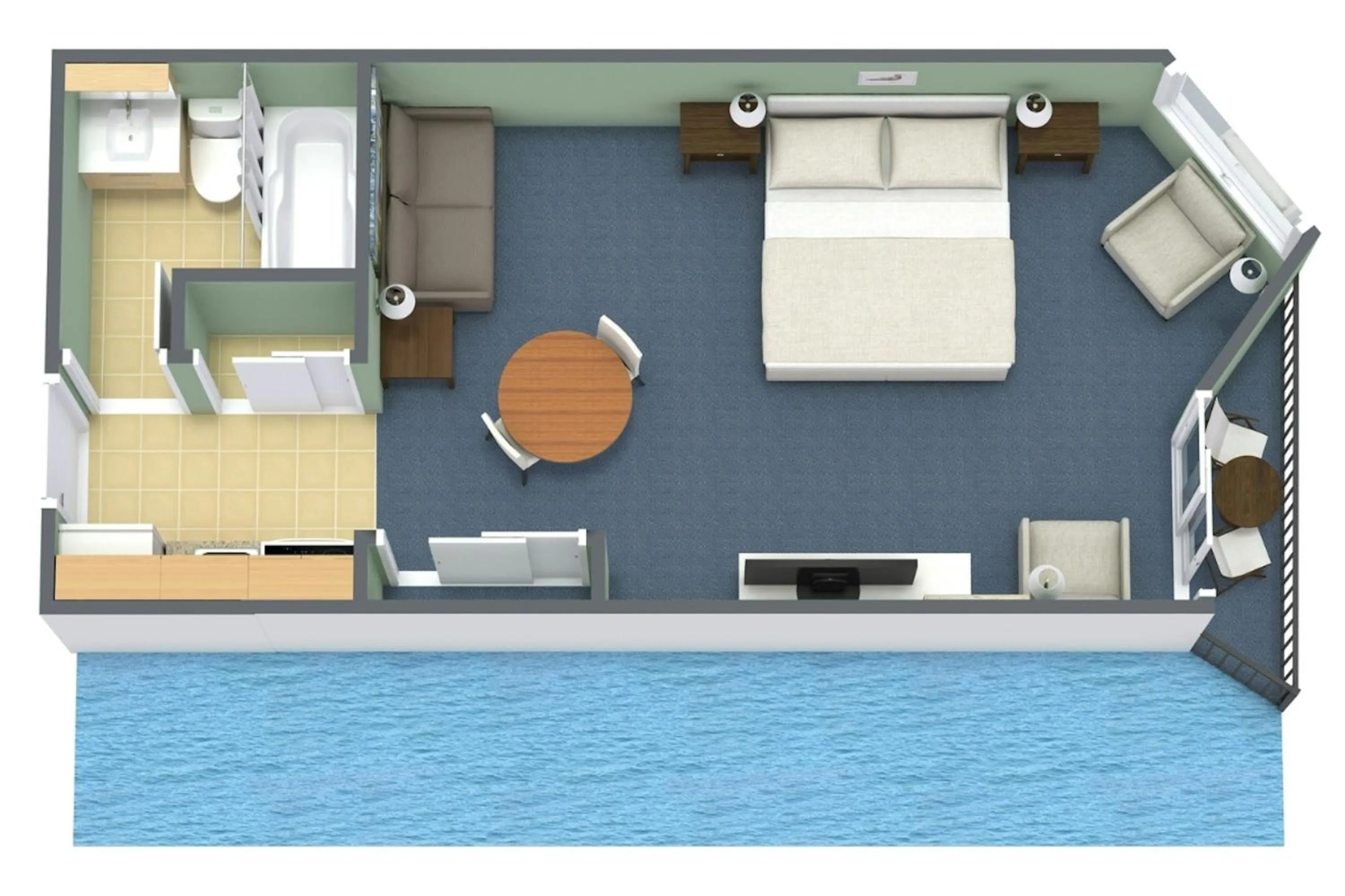 Floor plan in Compass Cove