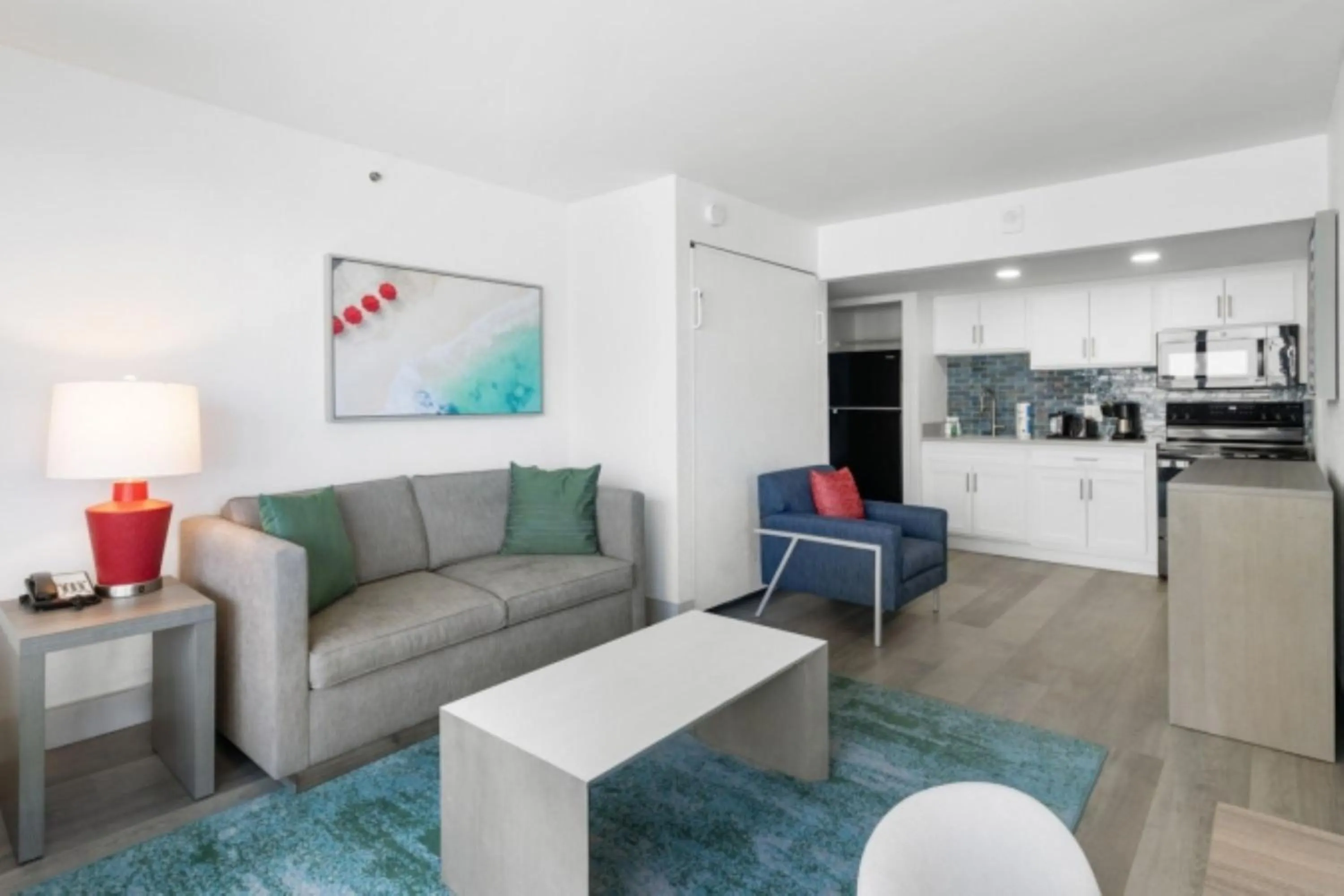 Living room in Compass Cove