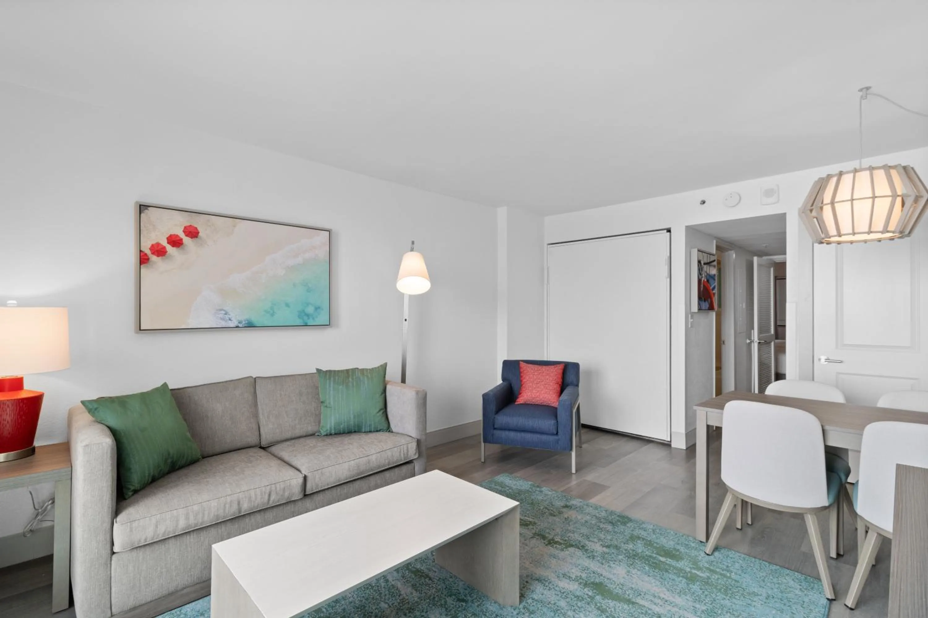 Living room in Compass Cove