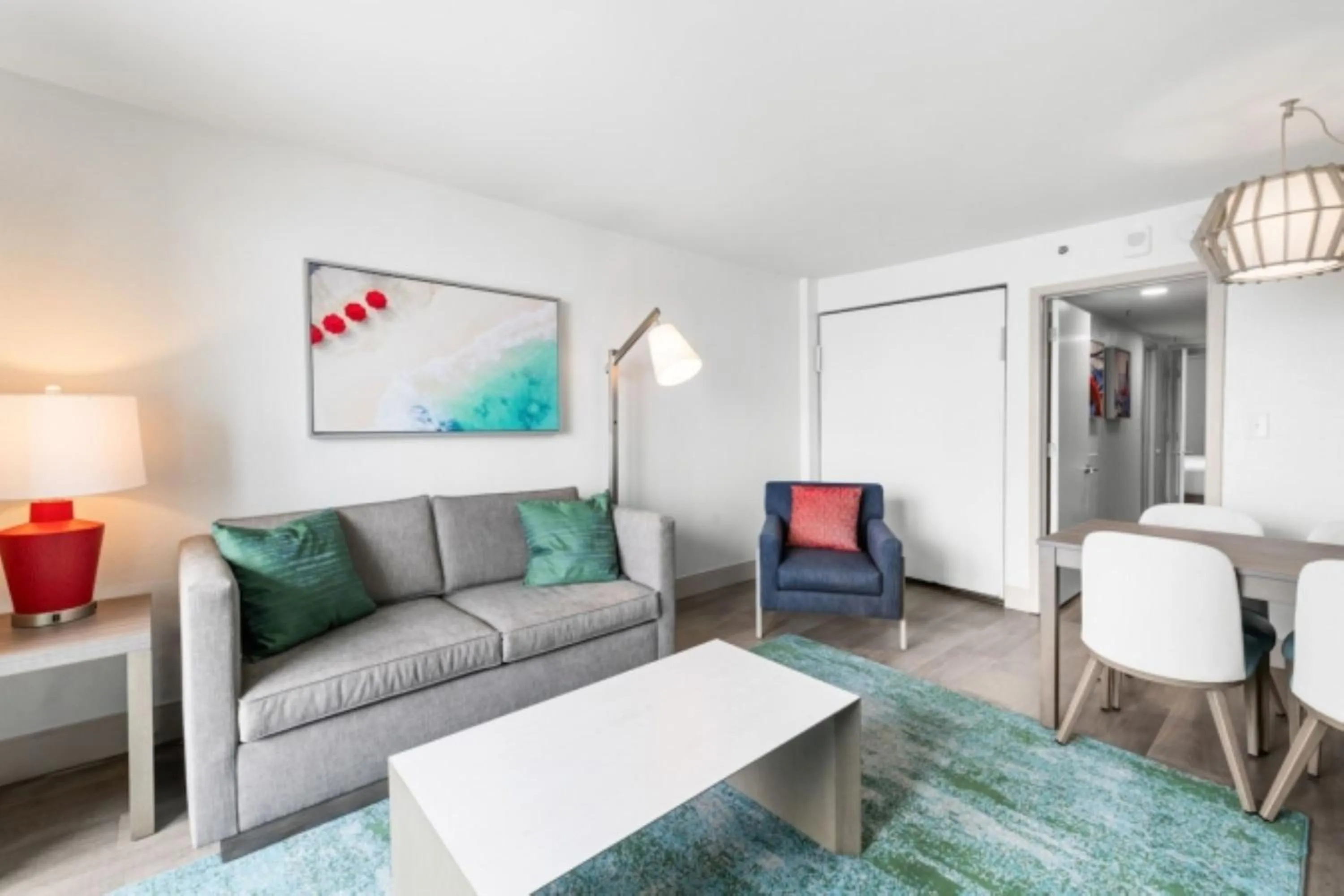 Living room in Compass Cove