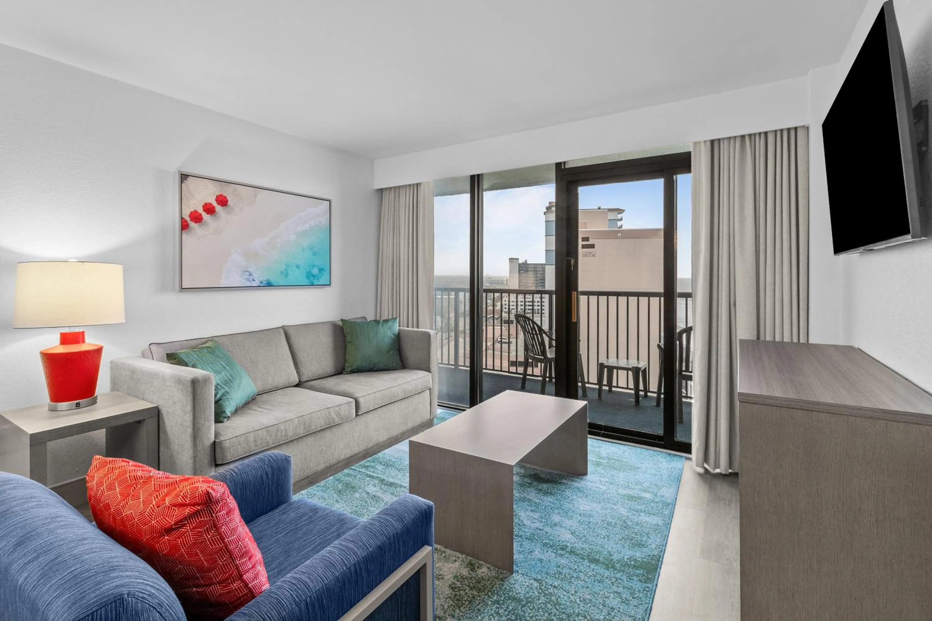 Living room in Compass Cove