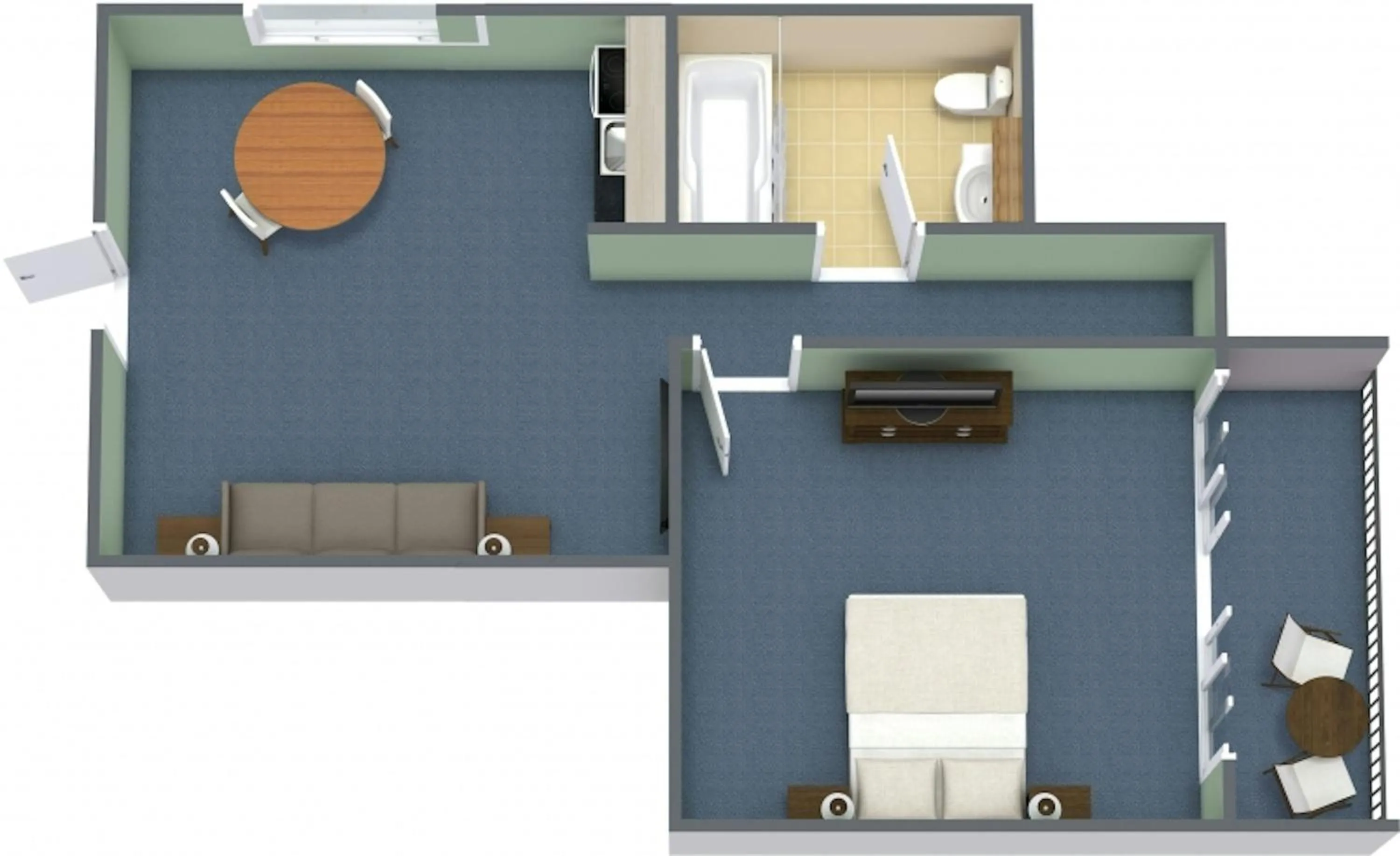 Floor plan in Caribbean Resort Myrtle Beach