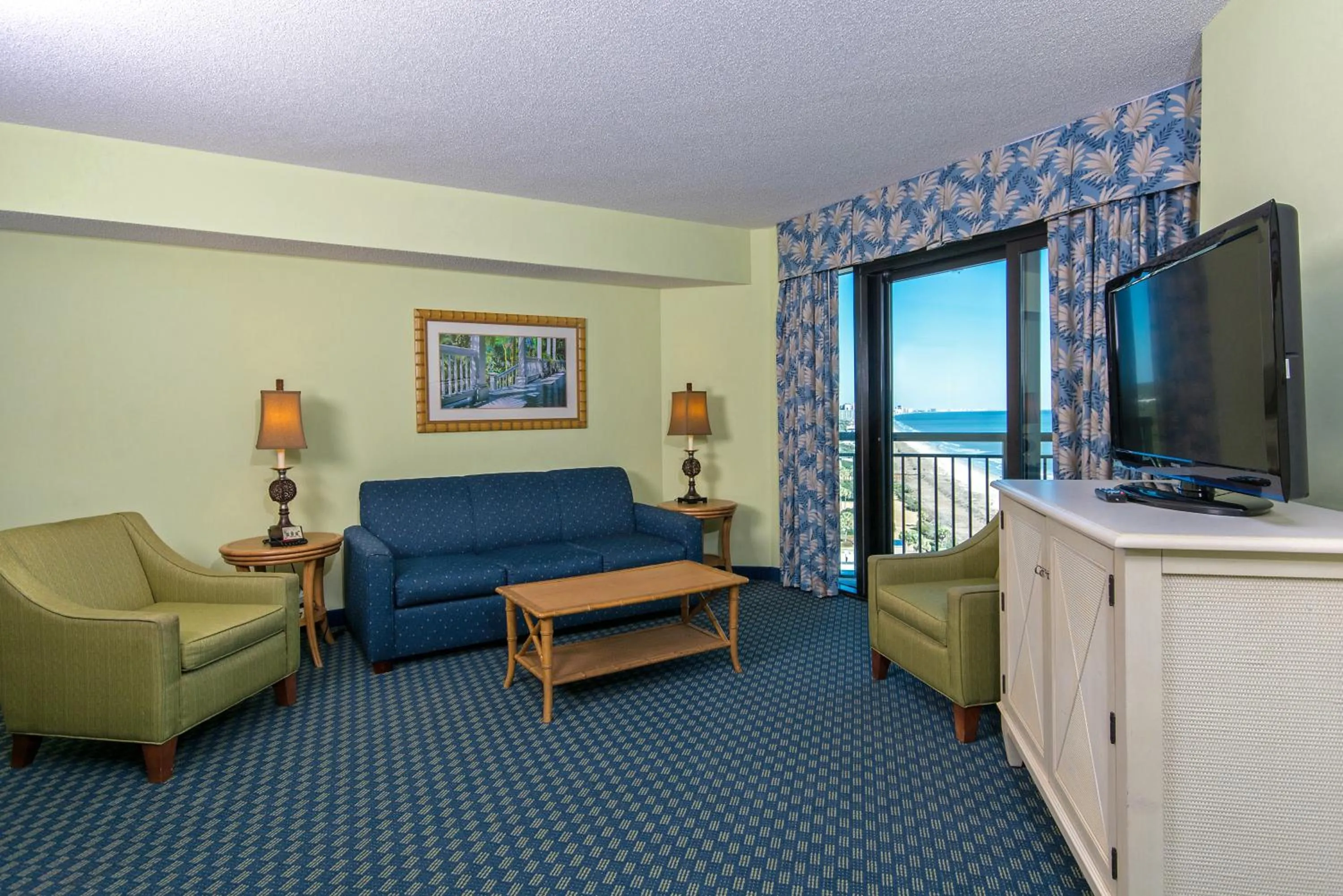 TV and multimedia, Bed in Caribbean Resort Myrtle Beach