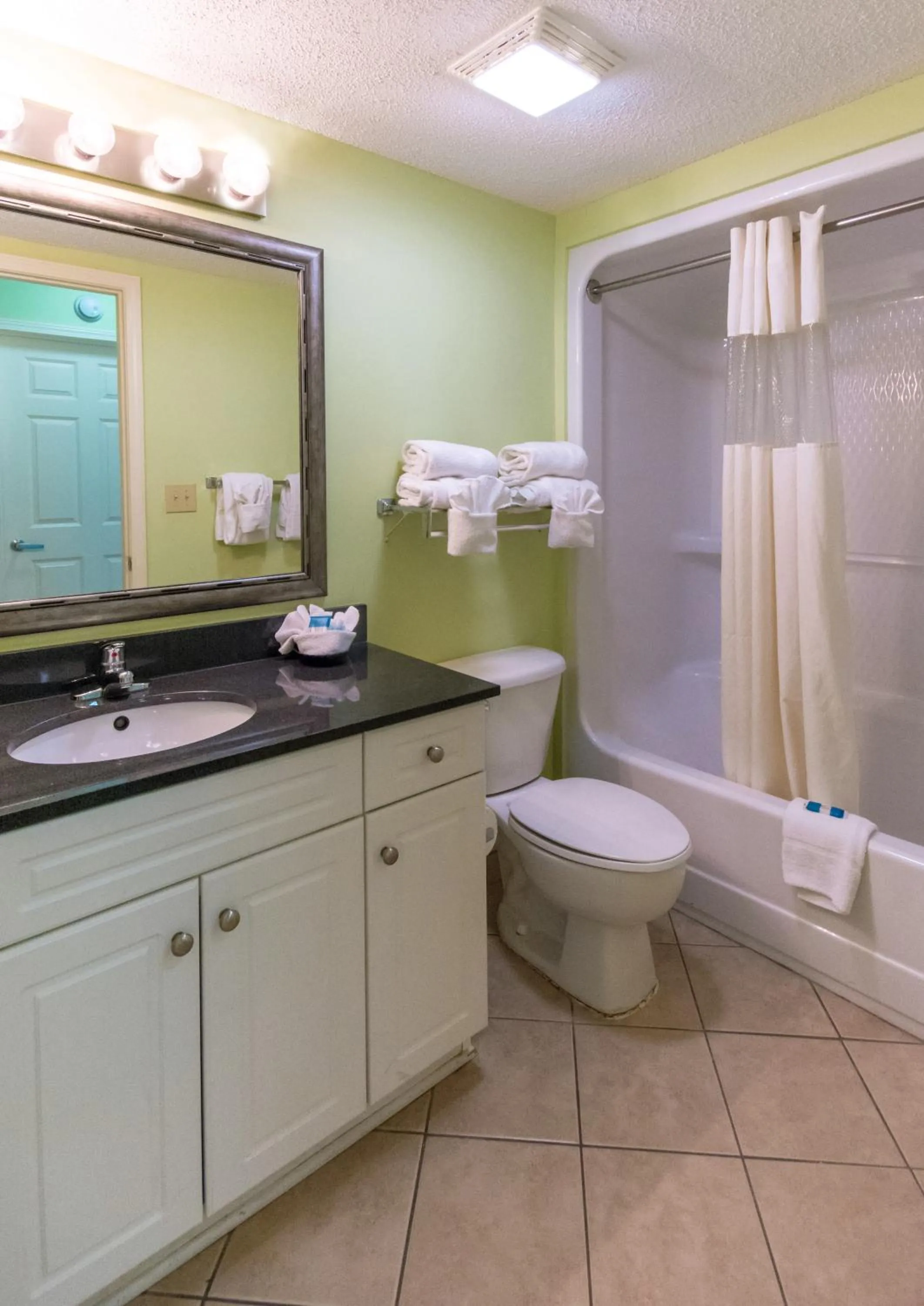 Bathroom in Caribbean Resort Myrtle Beach