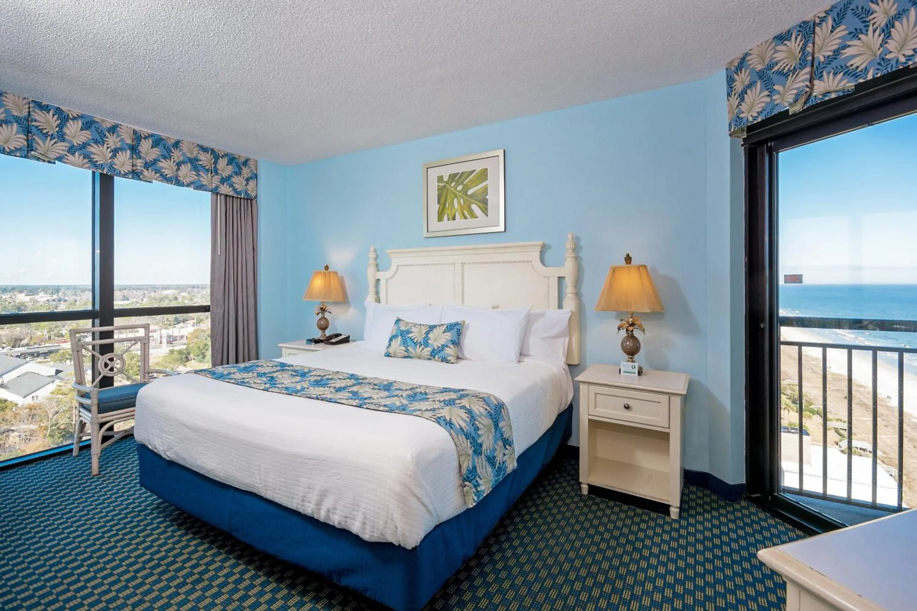 Bedroom, Bed in Caribbean Resort Myrtle Beach