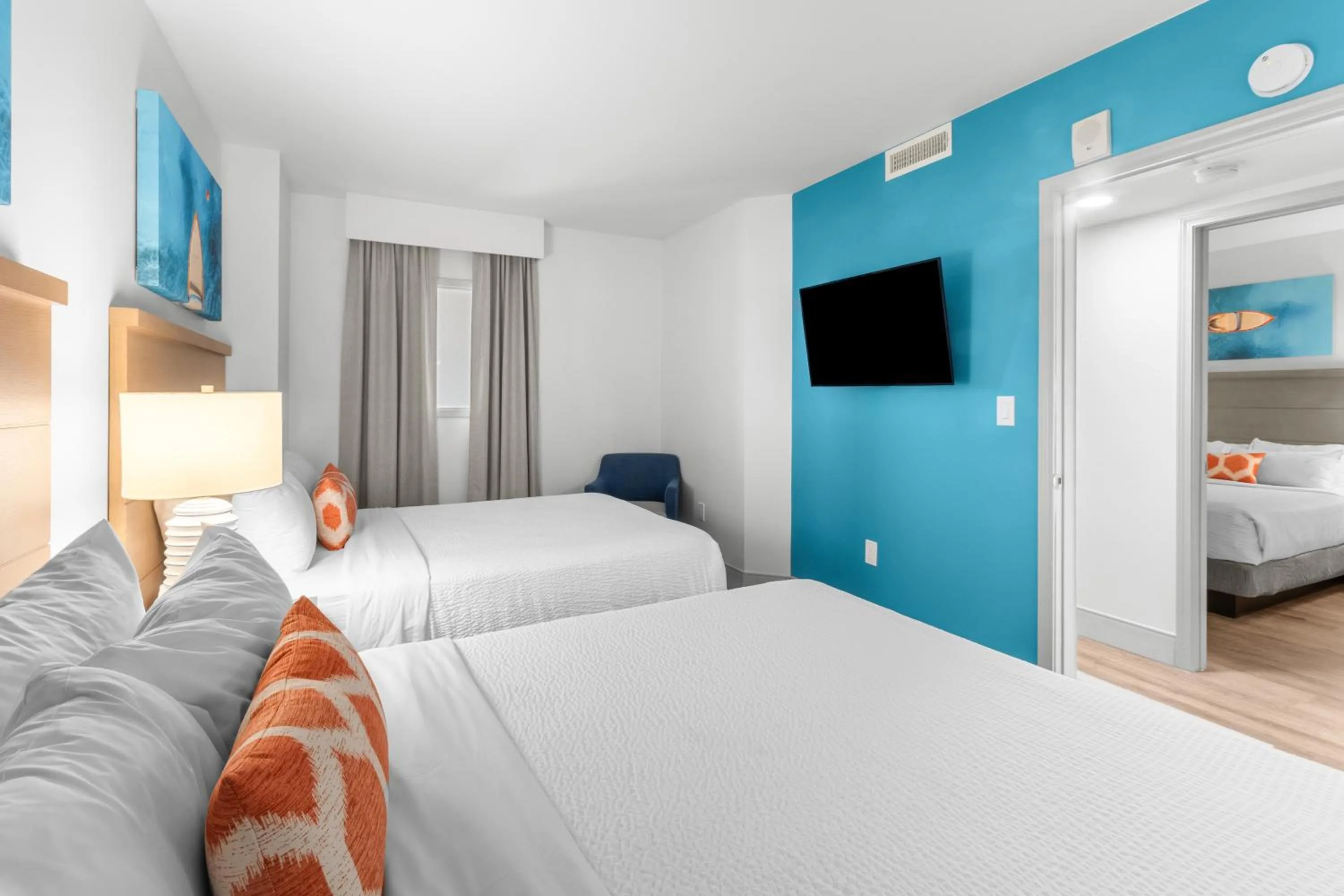 Bedroom, Bed in Caribbean Resort Myrtle Beach