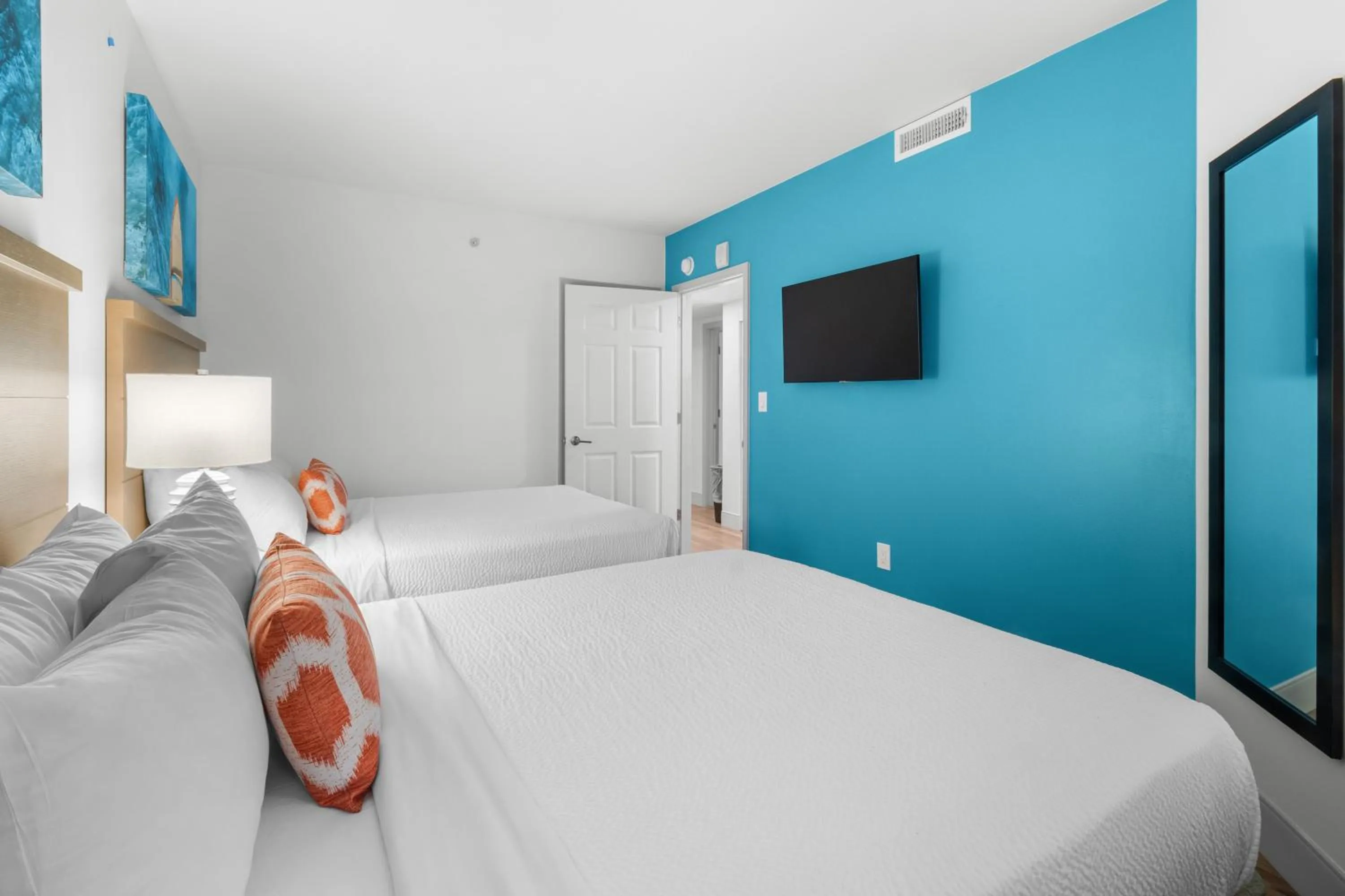 Bedroom, Bed in Caribbean Resort Myrtle Beach