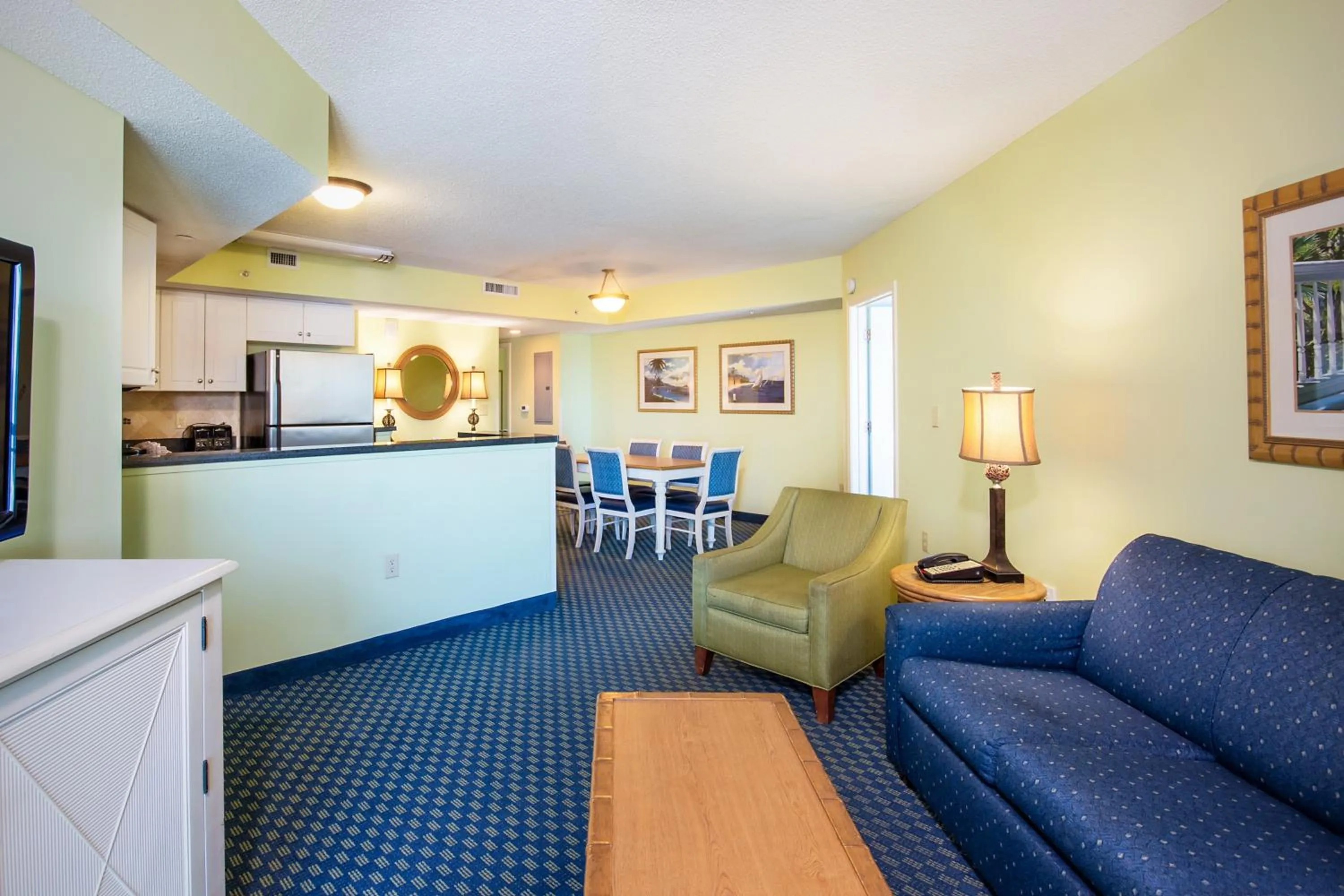 Living room in Caribbean Resort Myrtle Beach
