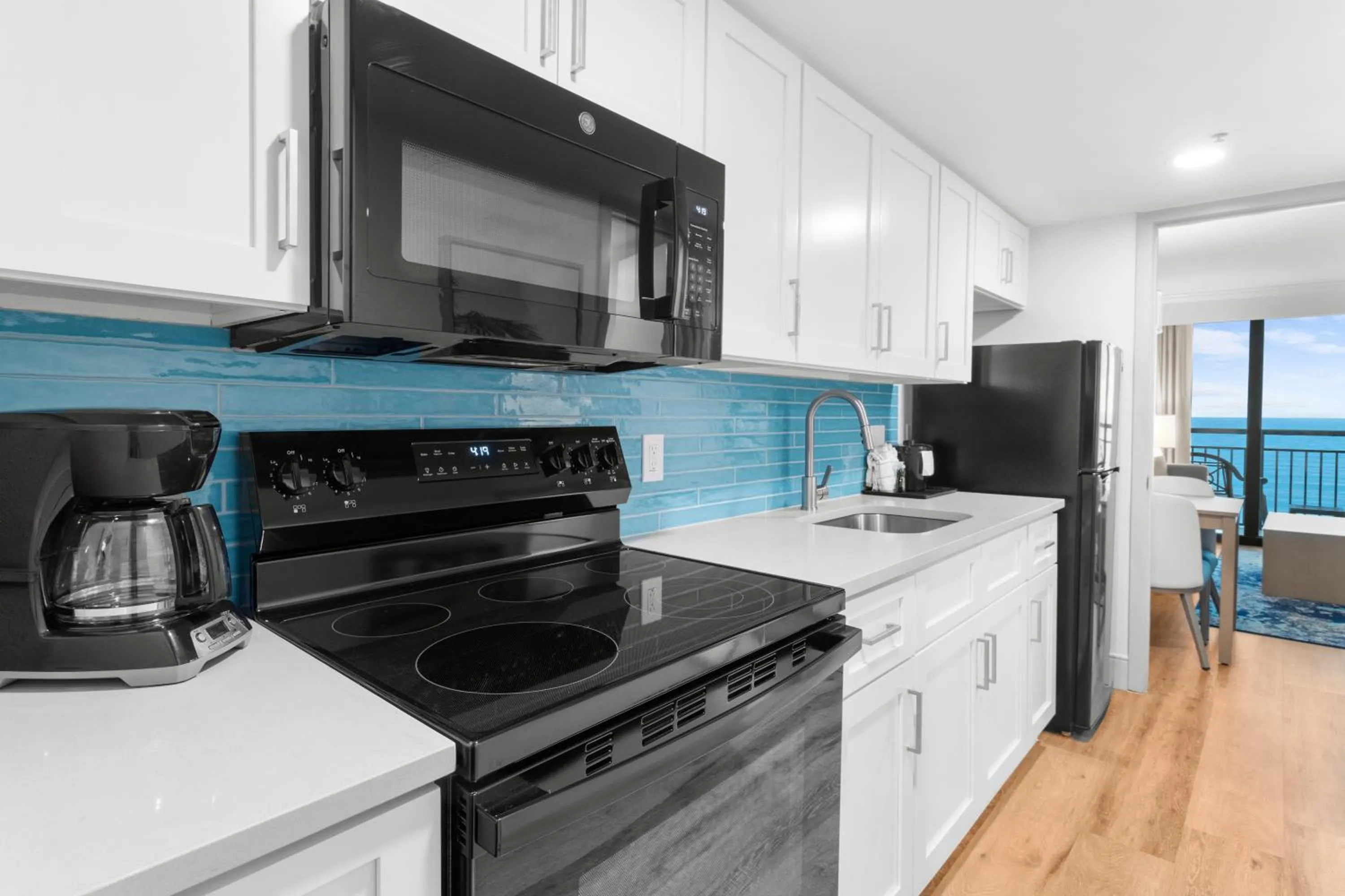 Kitchen or kitchenette in Caribbean Resort Myrtle Beach