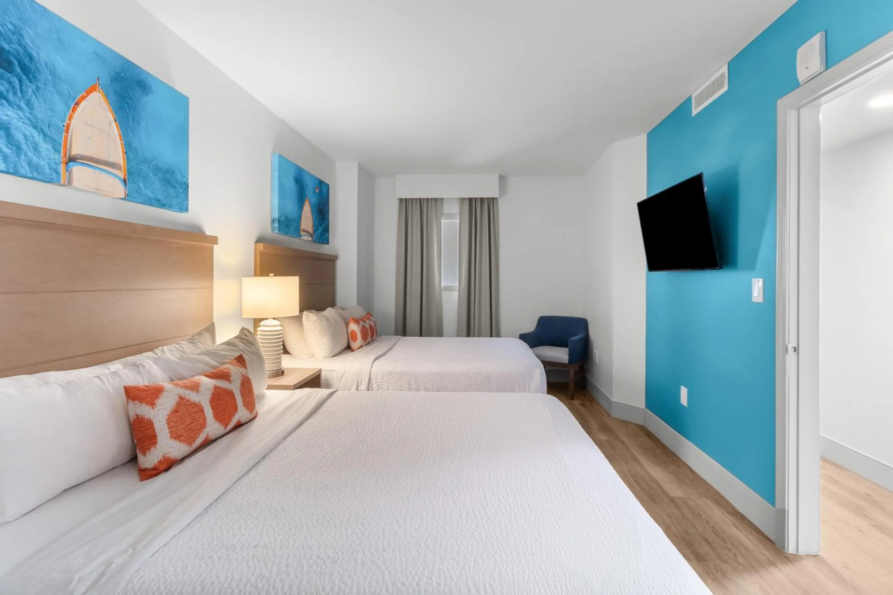 Bedroom, Bed in Caribbean Resort Myrtle Beach