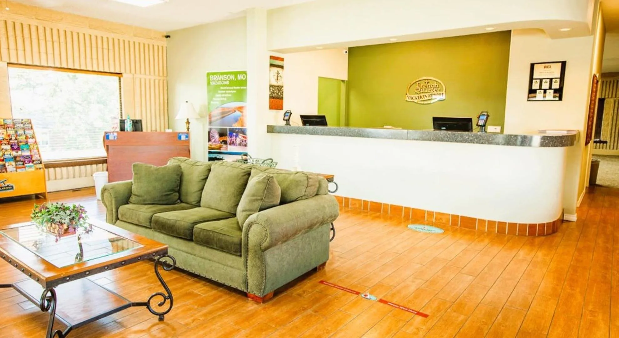 Lobby or reception in French Quarter Resort