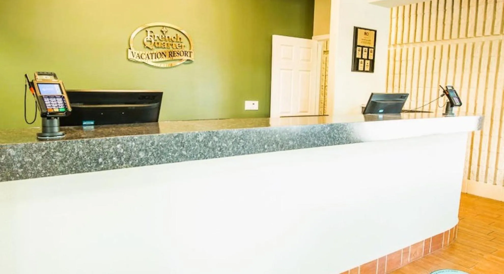 Lobby or reception in French Quarter Resort