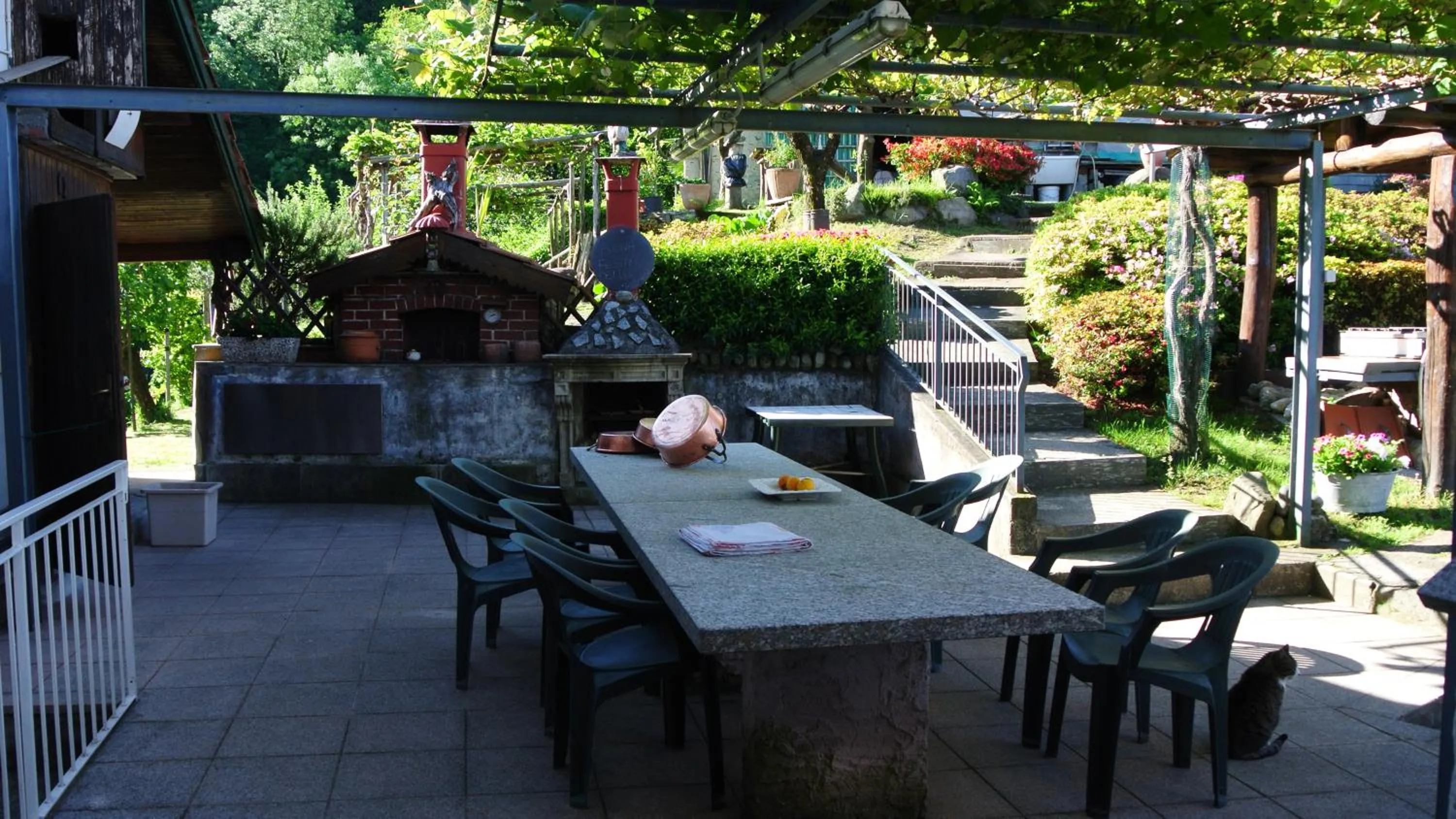 Patio in Al Rost B&B