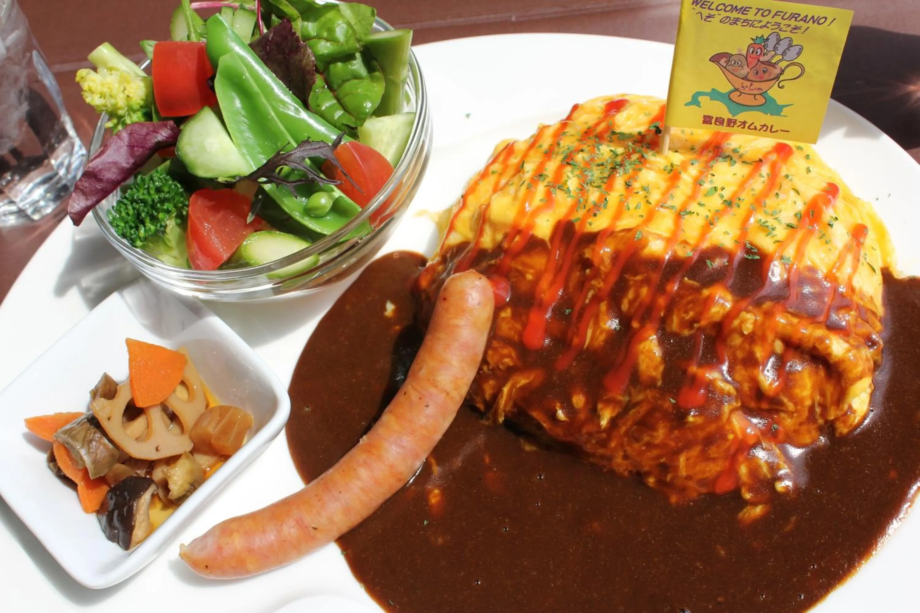 Food close-up in Furano Natulux Hotel