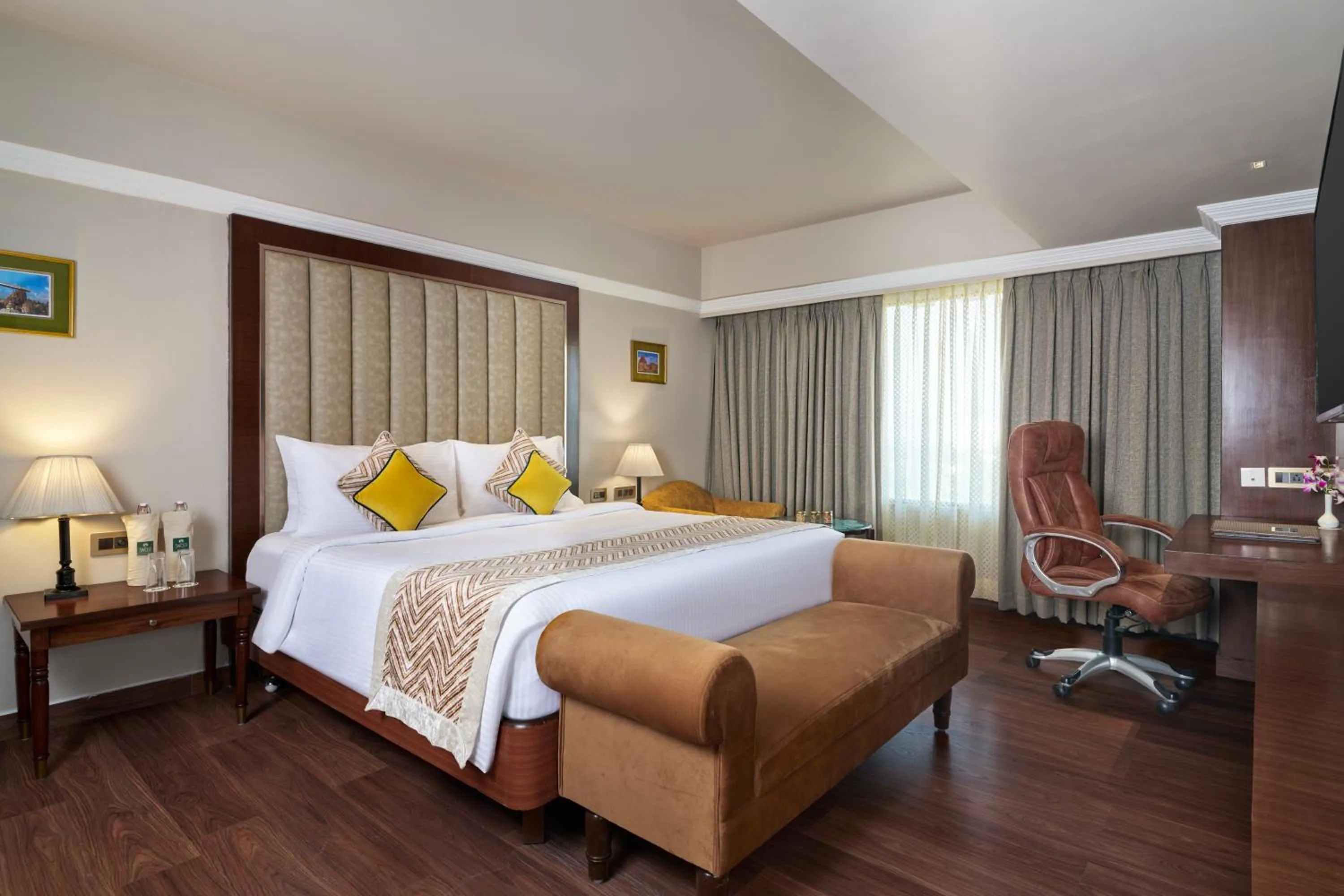 Bedroom, Bed in Hotel Swosti Premium Bhubaneswar