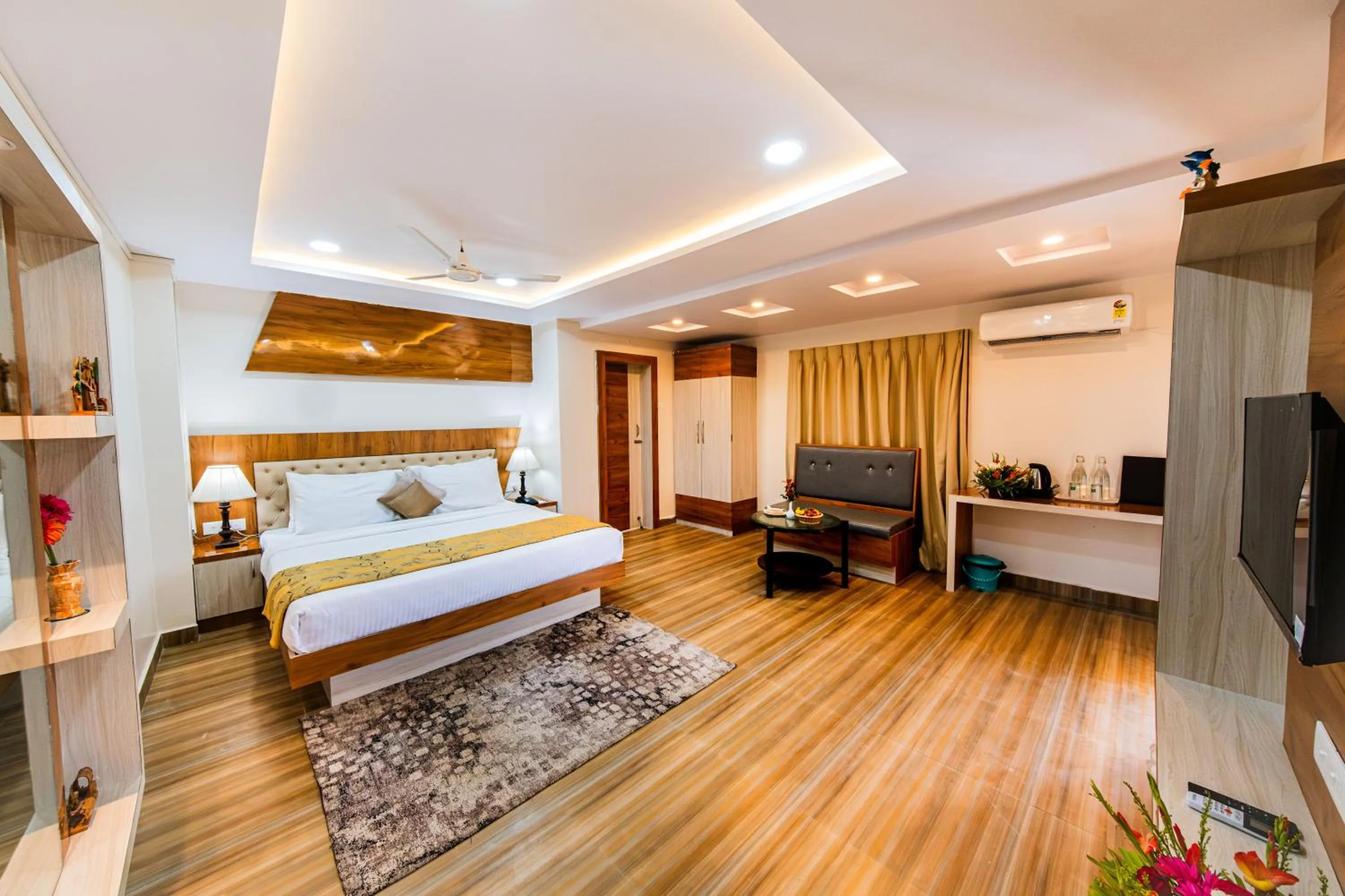 Bed in Swosti Palm Resort Gopalpur