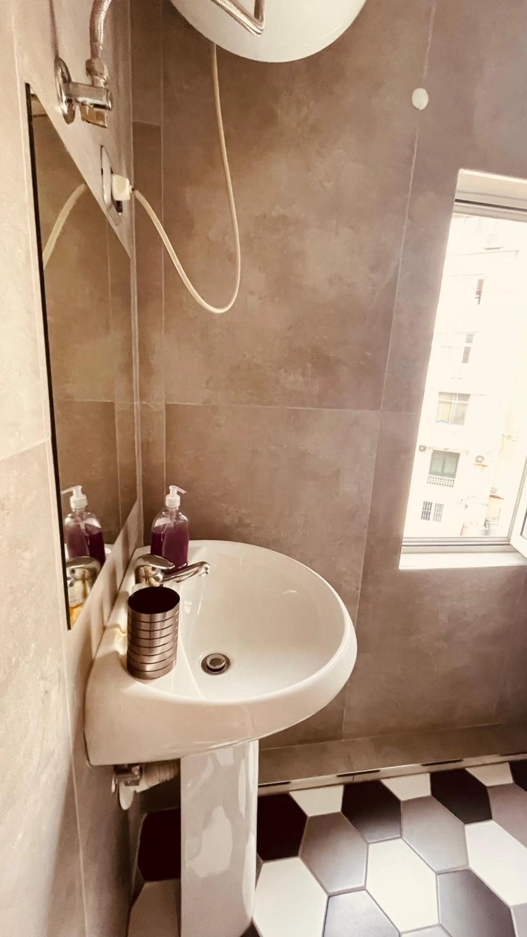 Bathroom in Hotel Drinos