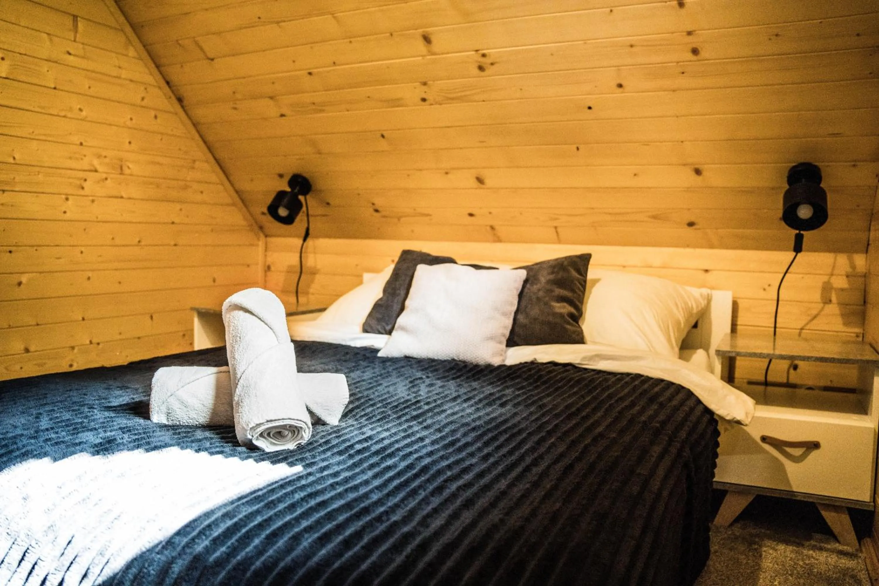 Bedroom, Bed in Chata "na Końcu" Świata