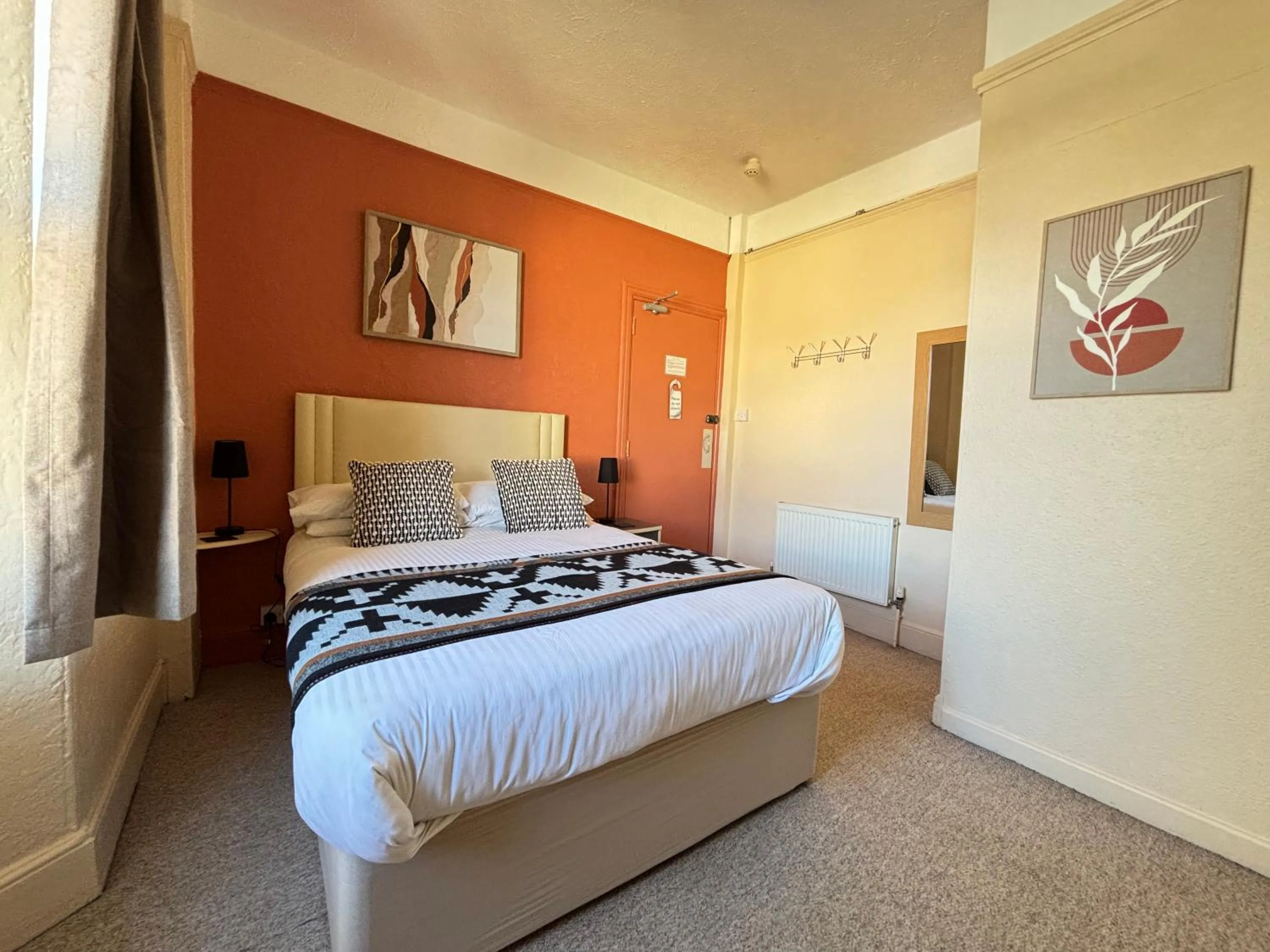 Bed in Three Palms Hotel