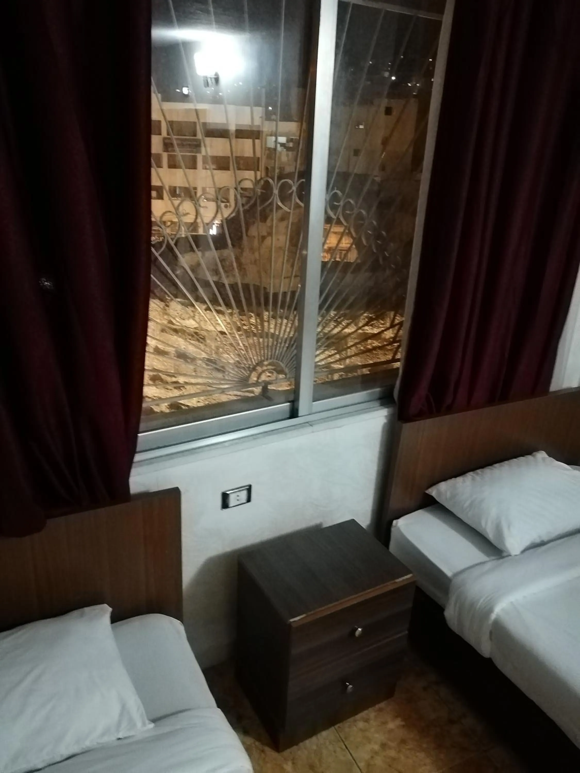 Bed in Al-Houriat Hotel