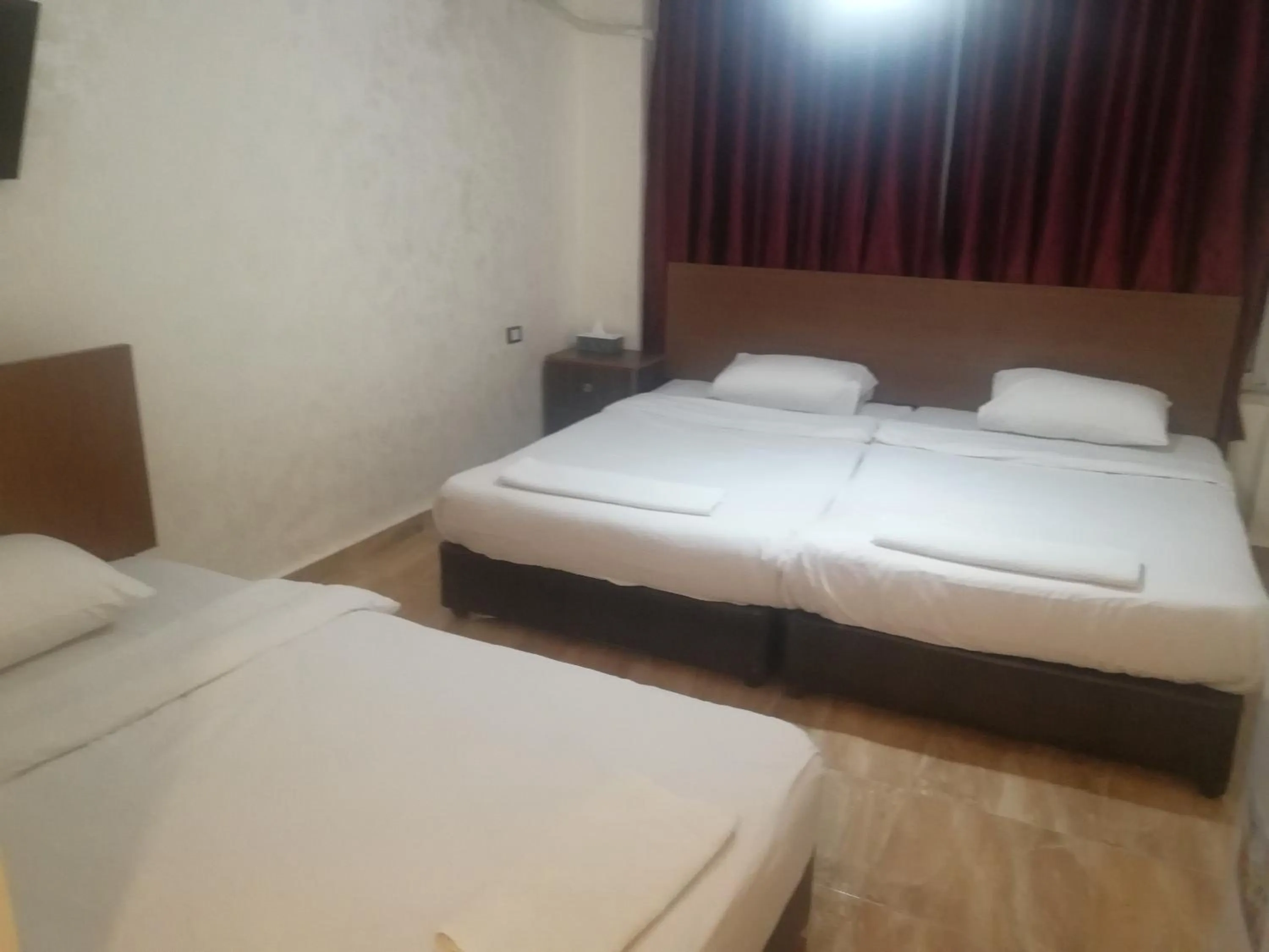 Bed in Al-Houriat Hotel