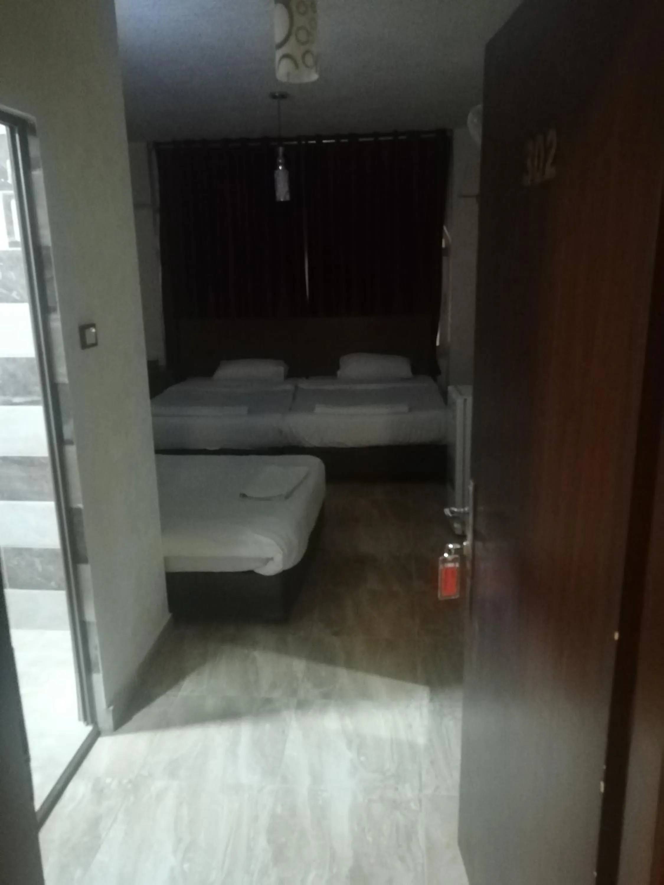 Bed in Al-Houriat Hotel