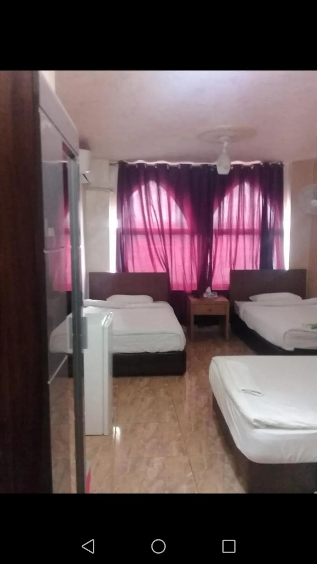 Bed in Al-Houriat Hotel