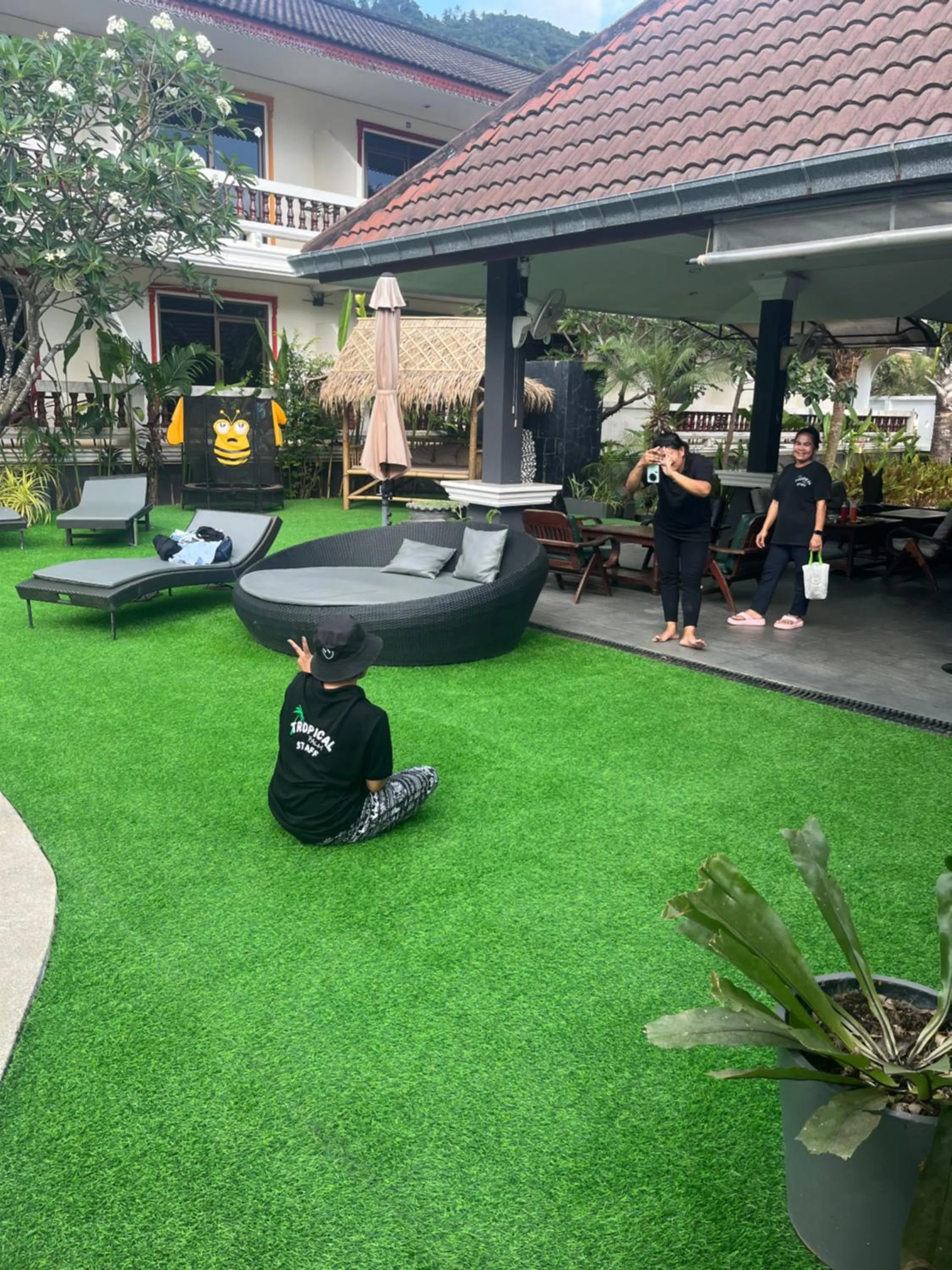 Garden in Tropical Palm