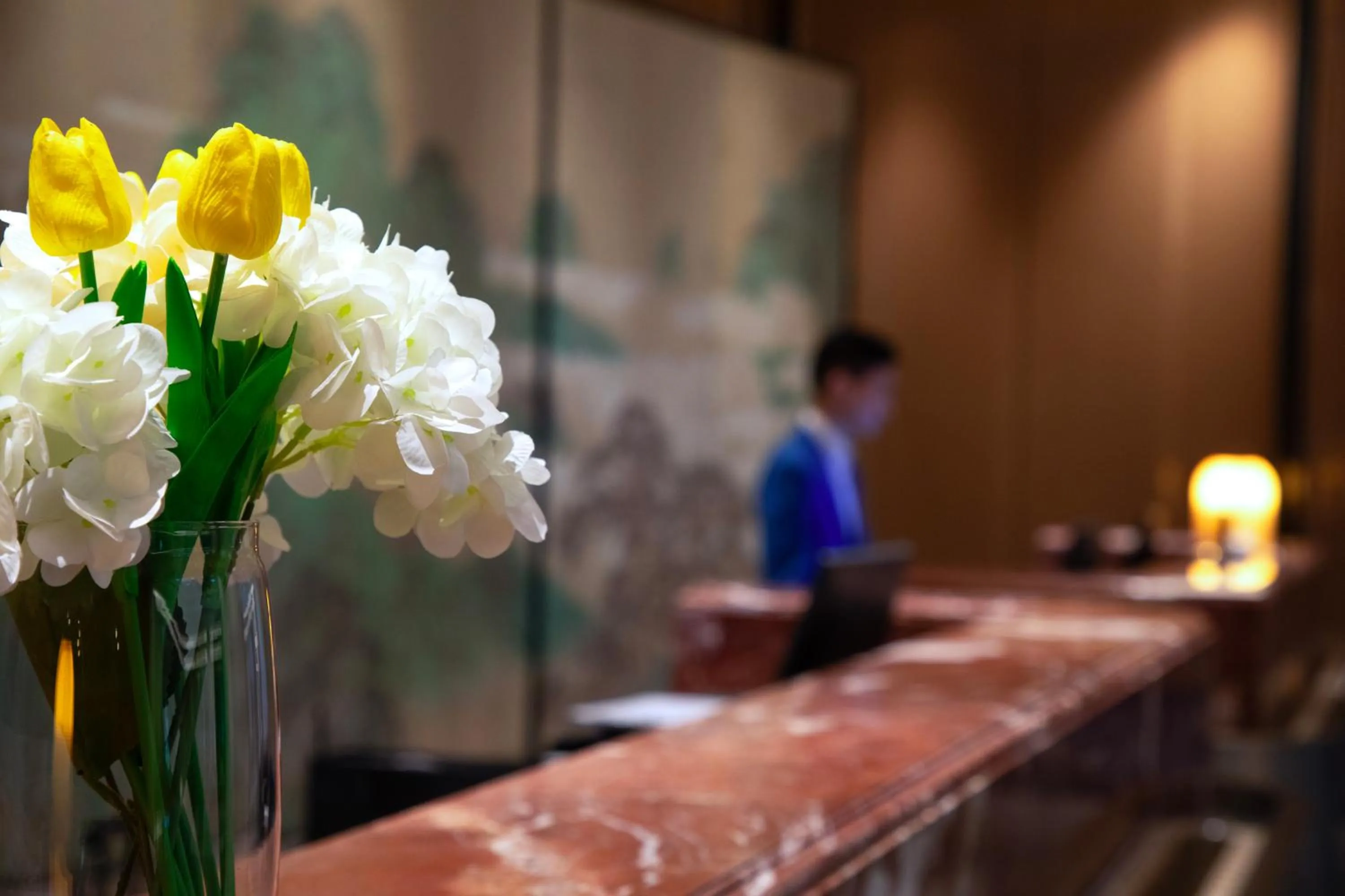 Staff in Beijing Palace Soluxe Hotel Astana