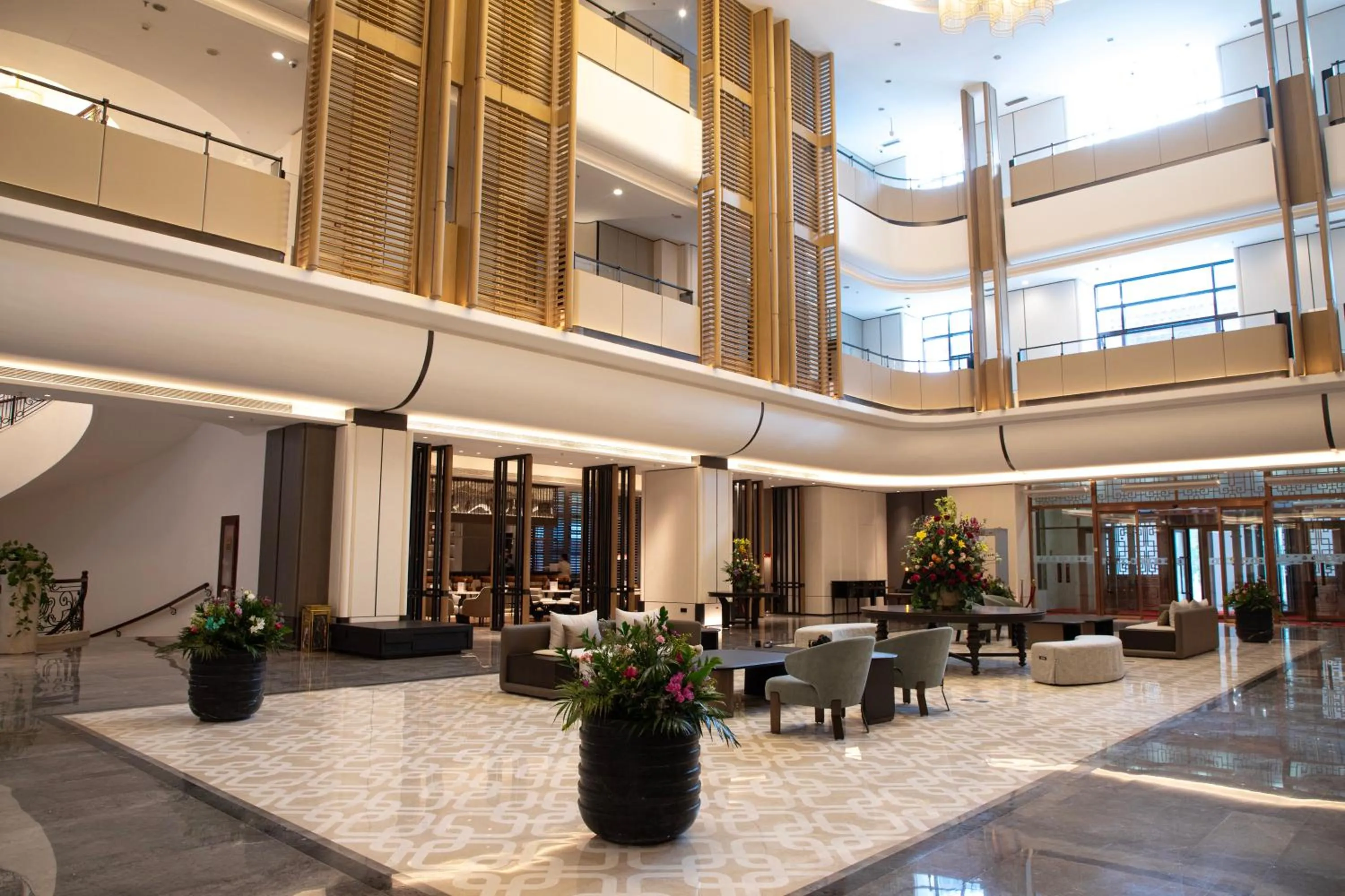 Lobby or reception in Beijing Palace Soluxe Hotel Astana