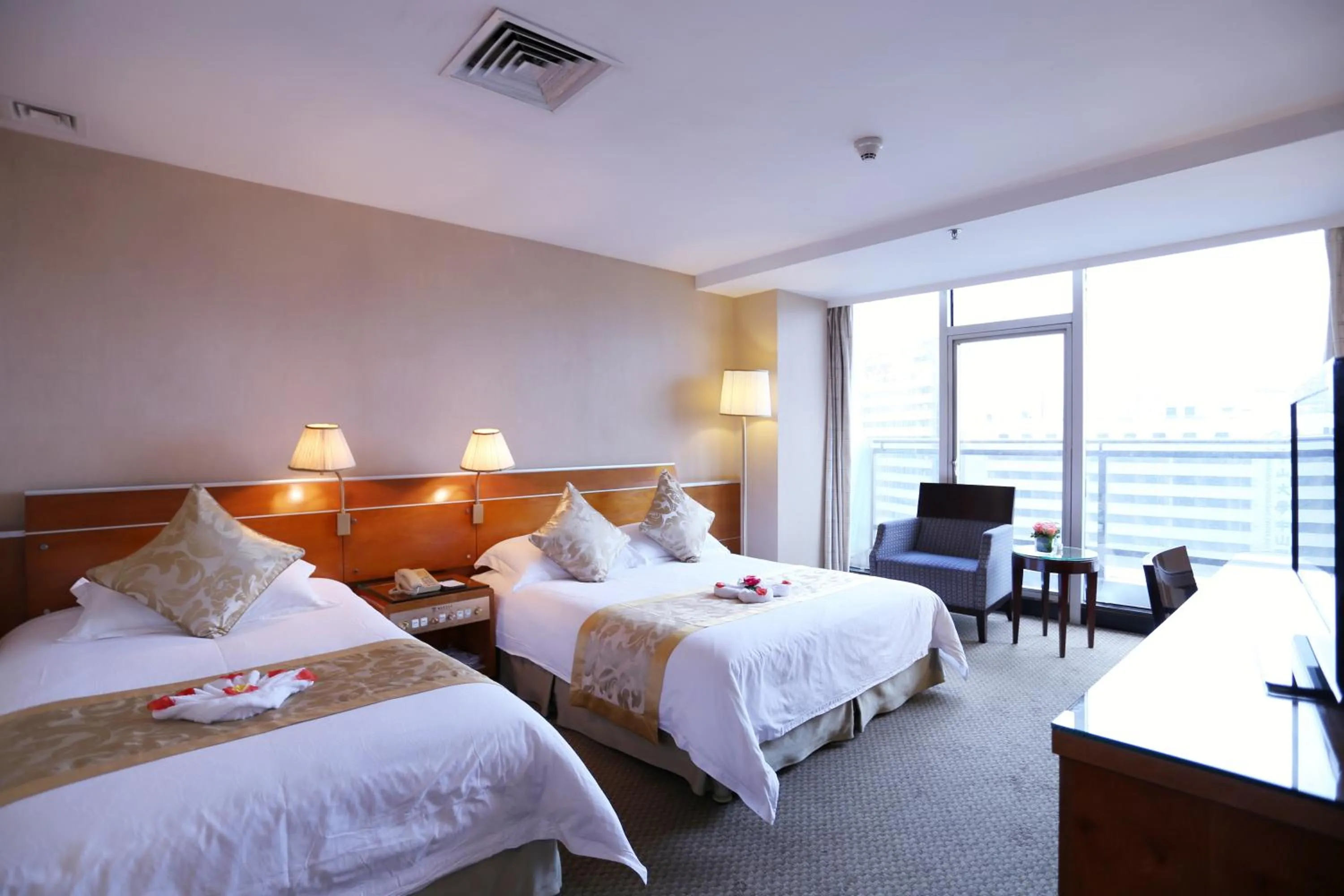 Bed in Yihe Hotel Ouzhuang