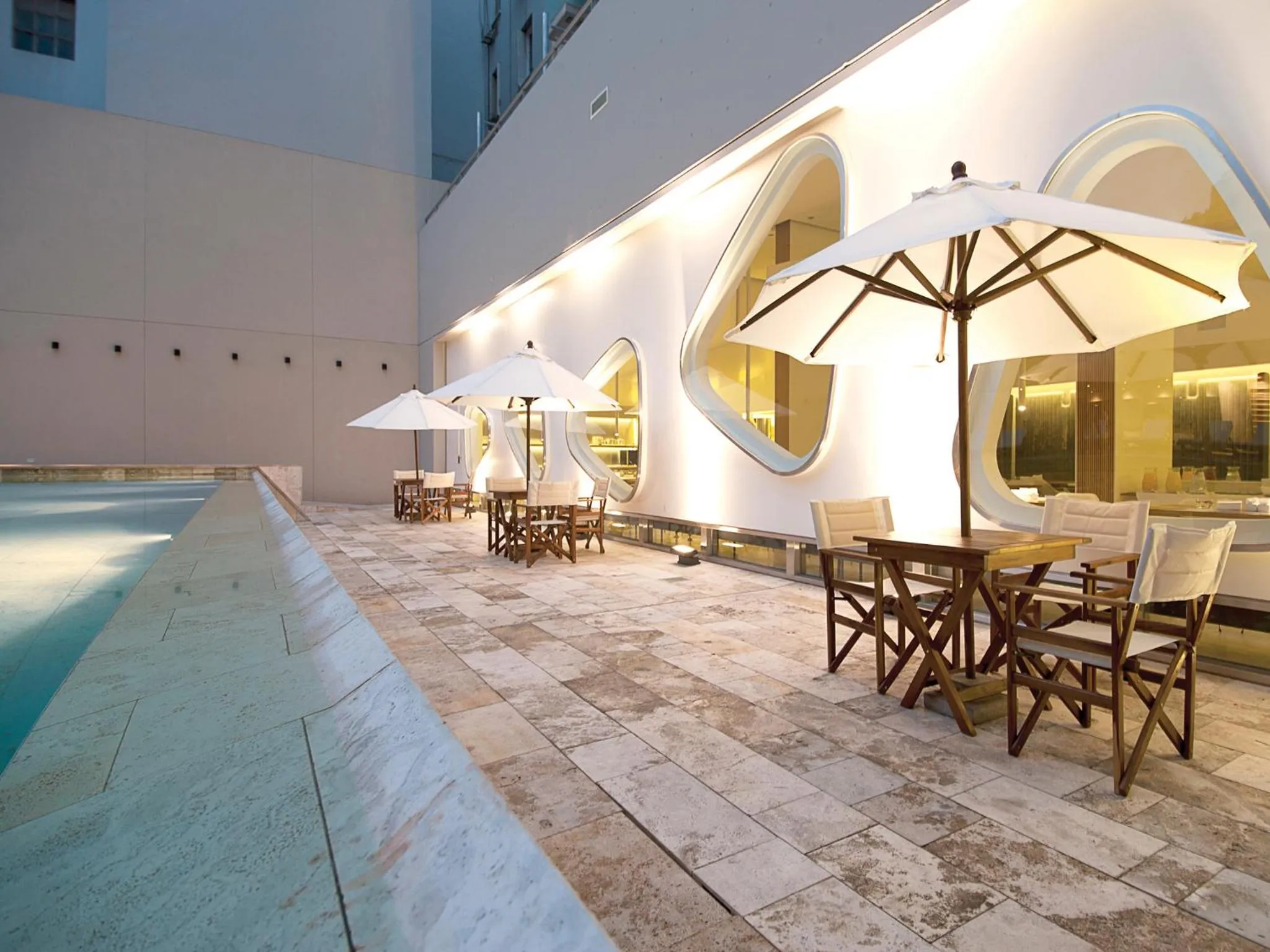 Swimming pool in Dazzler by Wyndham Buenos Aires Recoleta