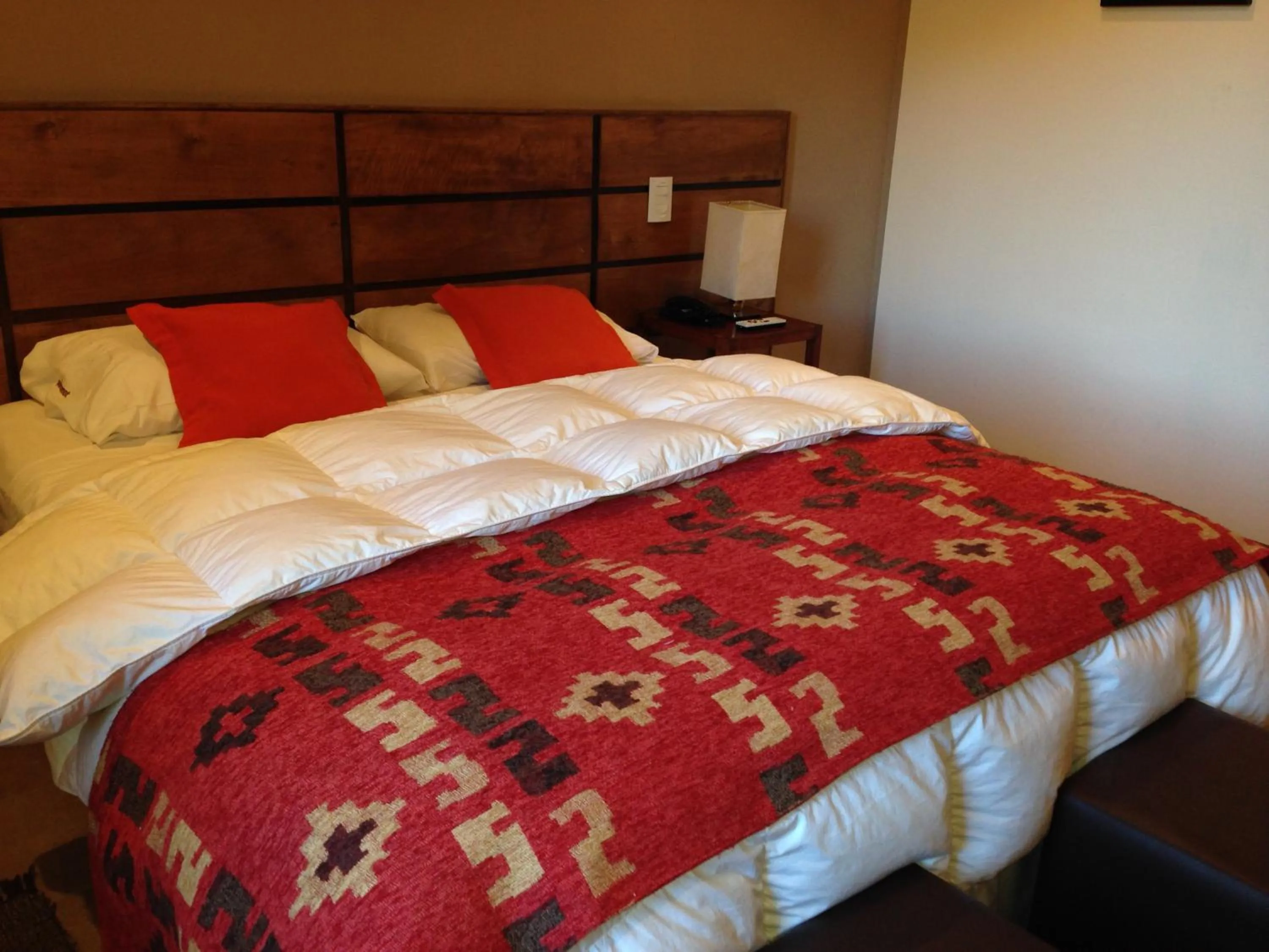 Bed in Hotel Poincenot