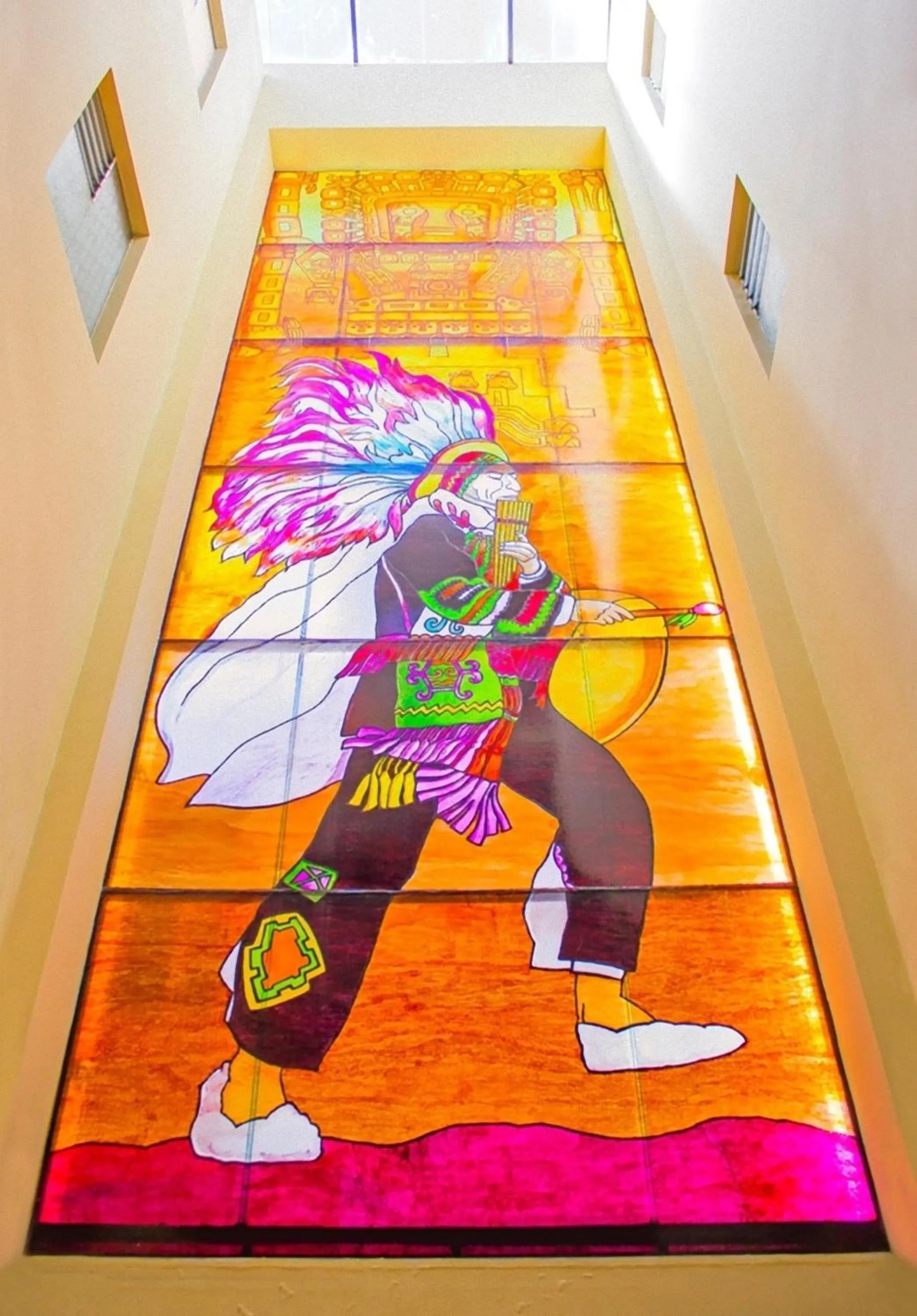 Decorative detail in Mosoq Inn