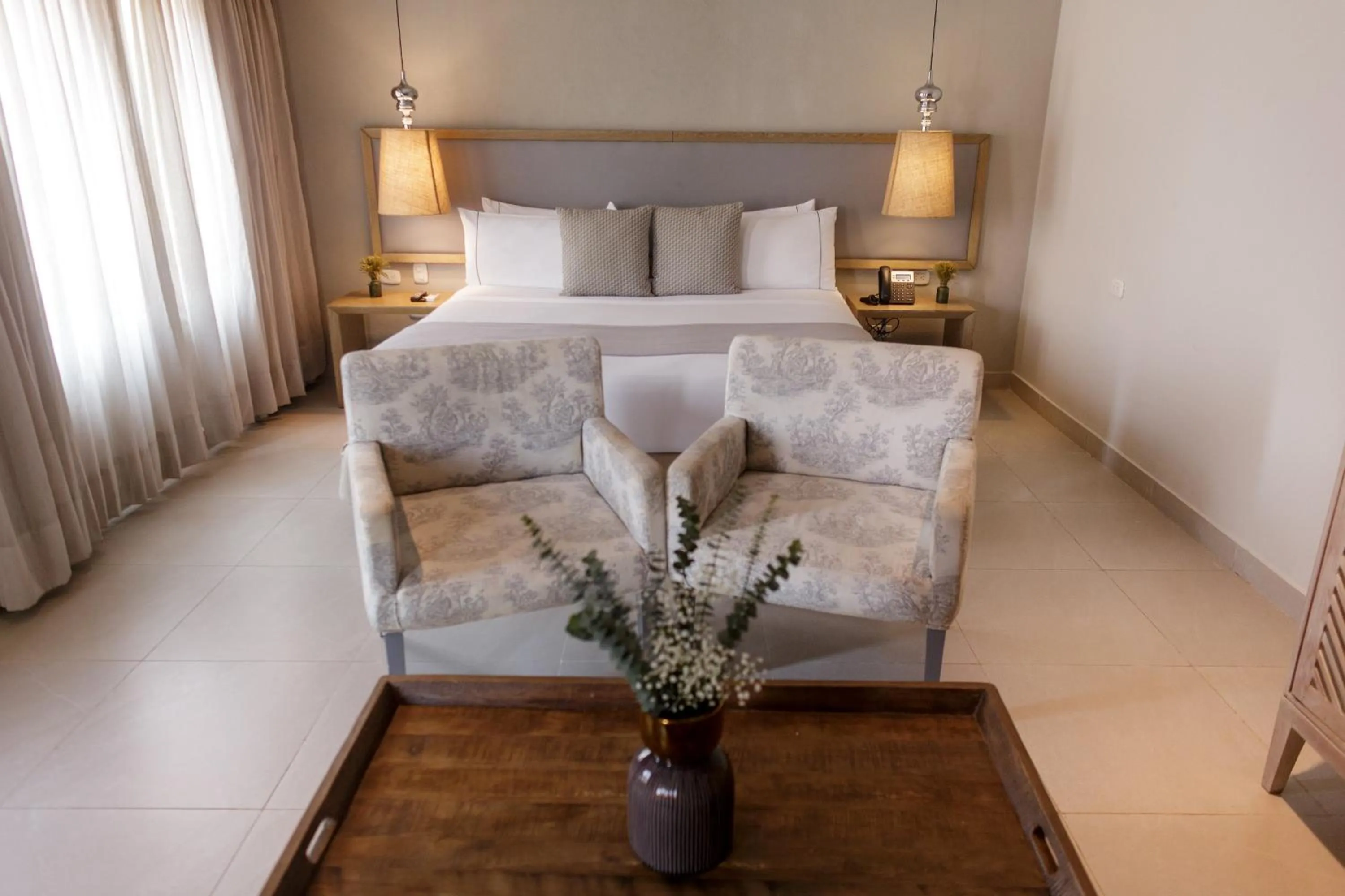 Living room, Bed in Hotel Santa Cecilia B&B