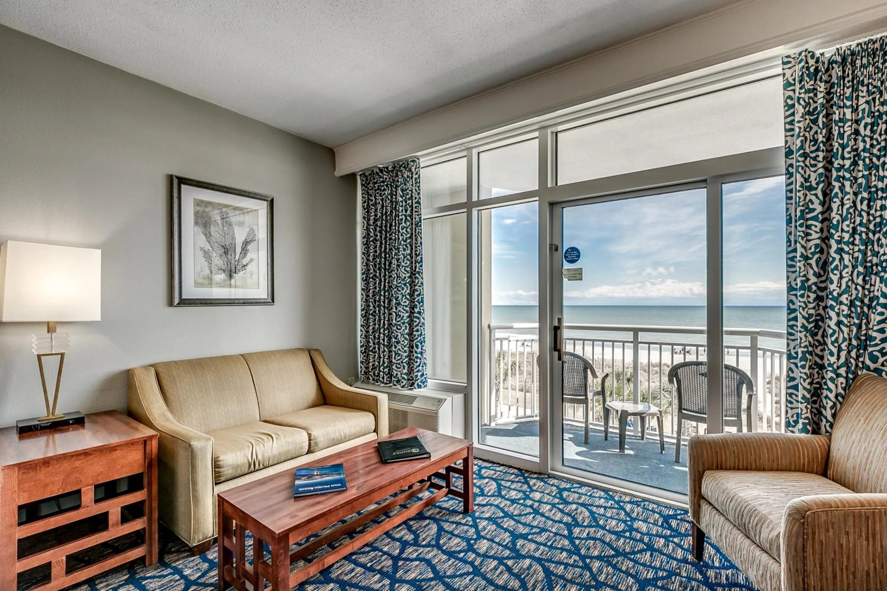 Seating area in Dunes Village