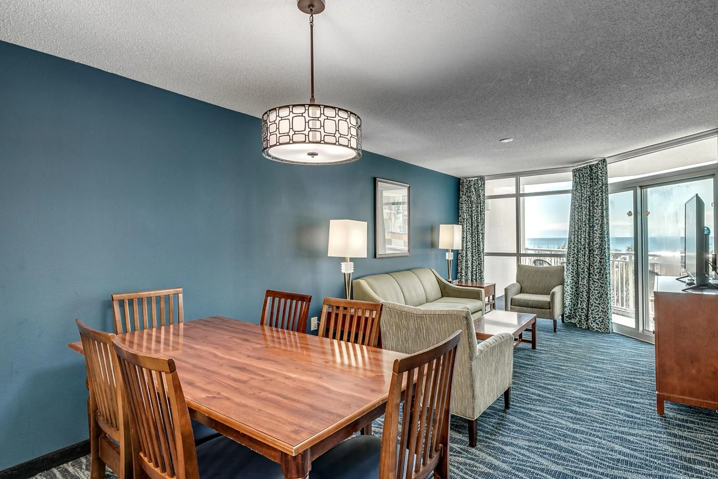 Seating area in Dunes Village