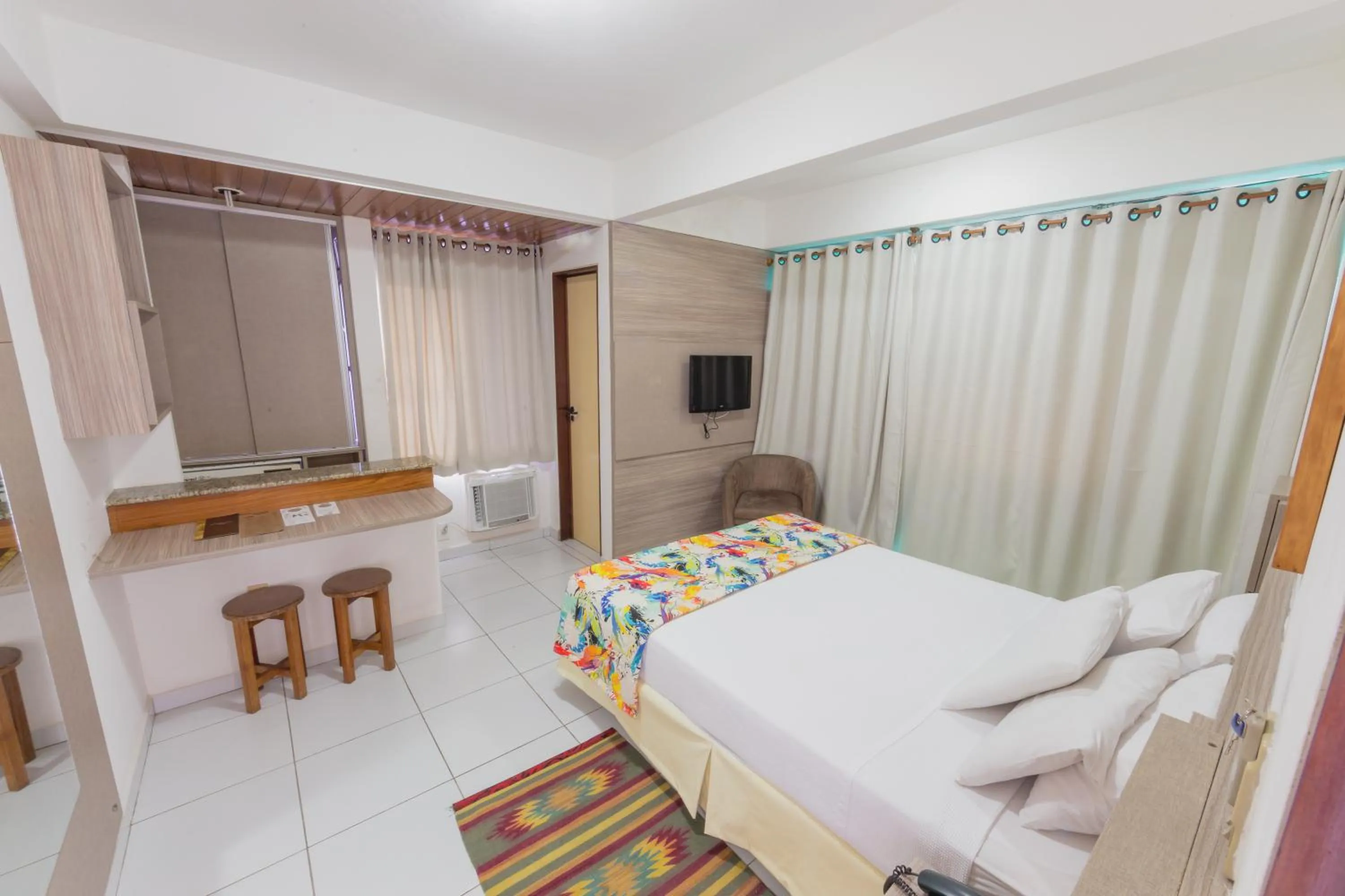 Bed in Xênius Hotel