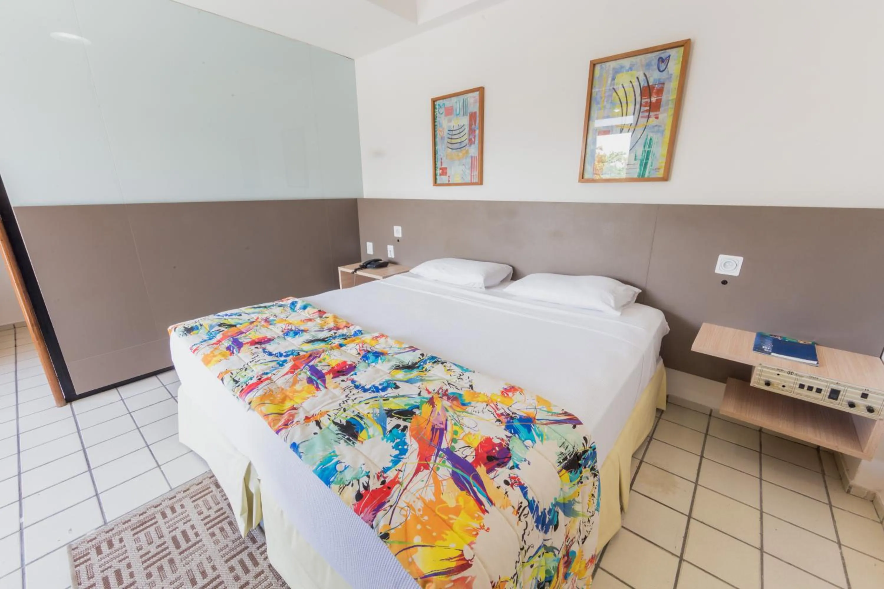 Bed in Xênius Hotel