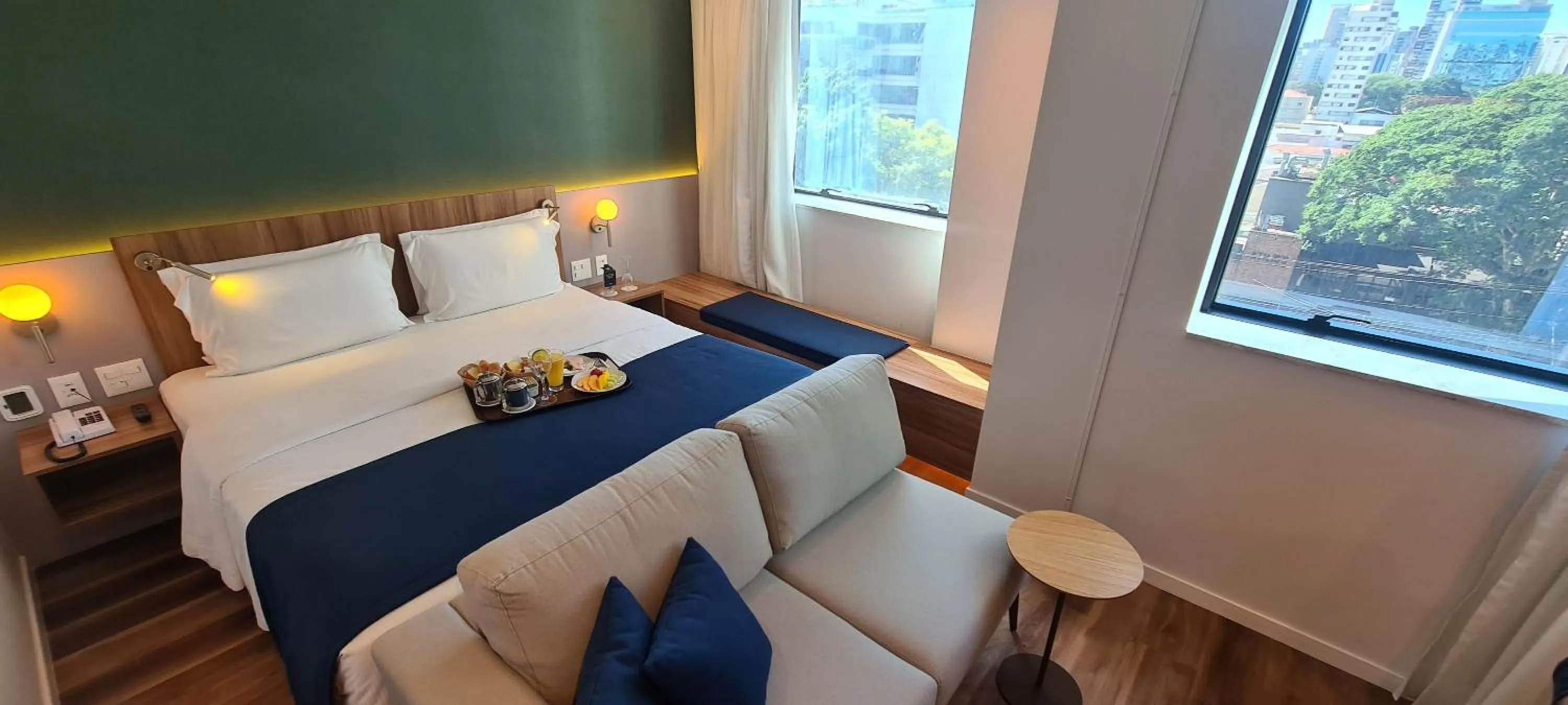 Bed in Blue Tree Premium Faria Lima