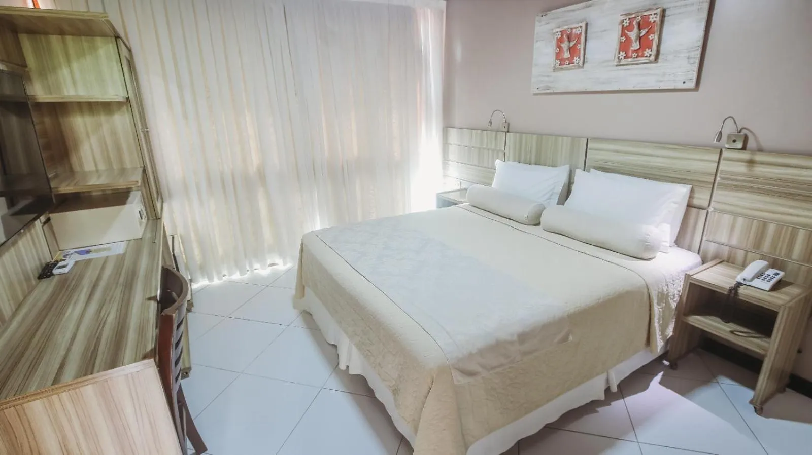 Bed in Pousada Safira do Morro