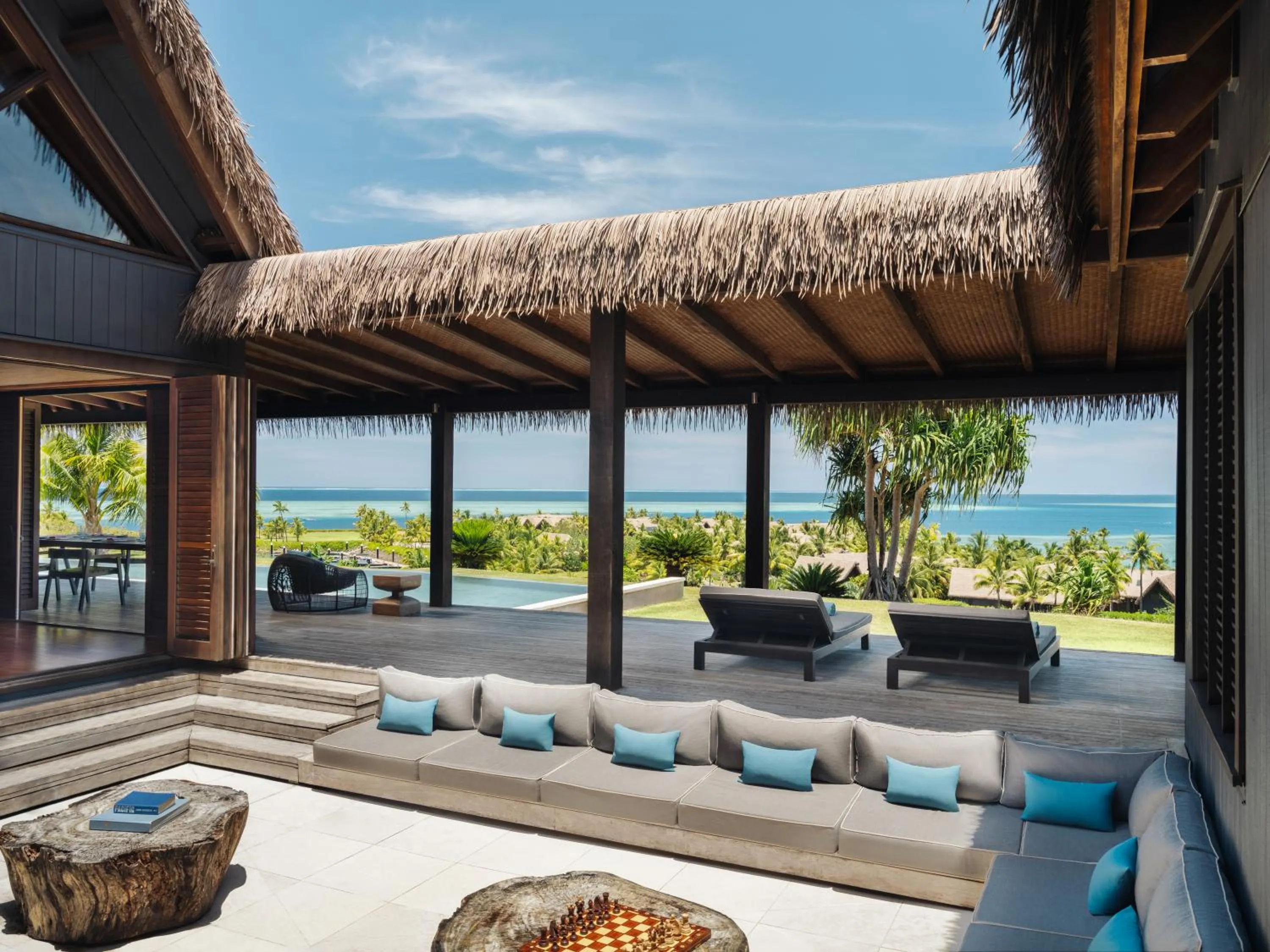 Balcony/Terrace in Six Senses Fiji