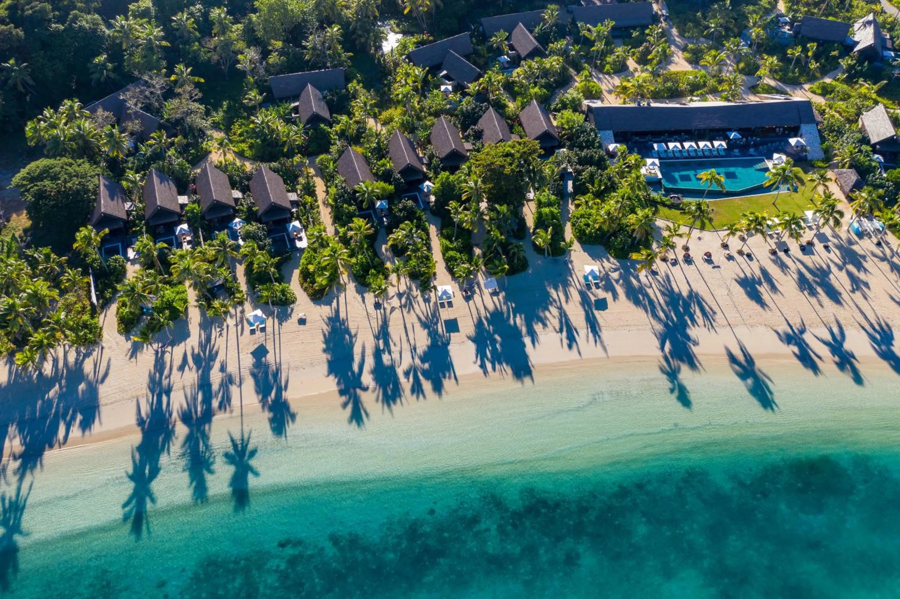 Property building in Six Senses Fiji