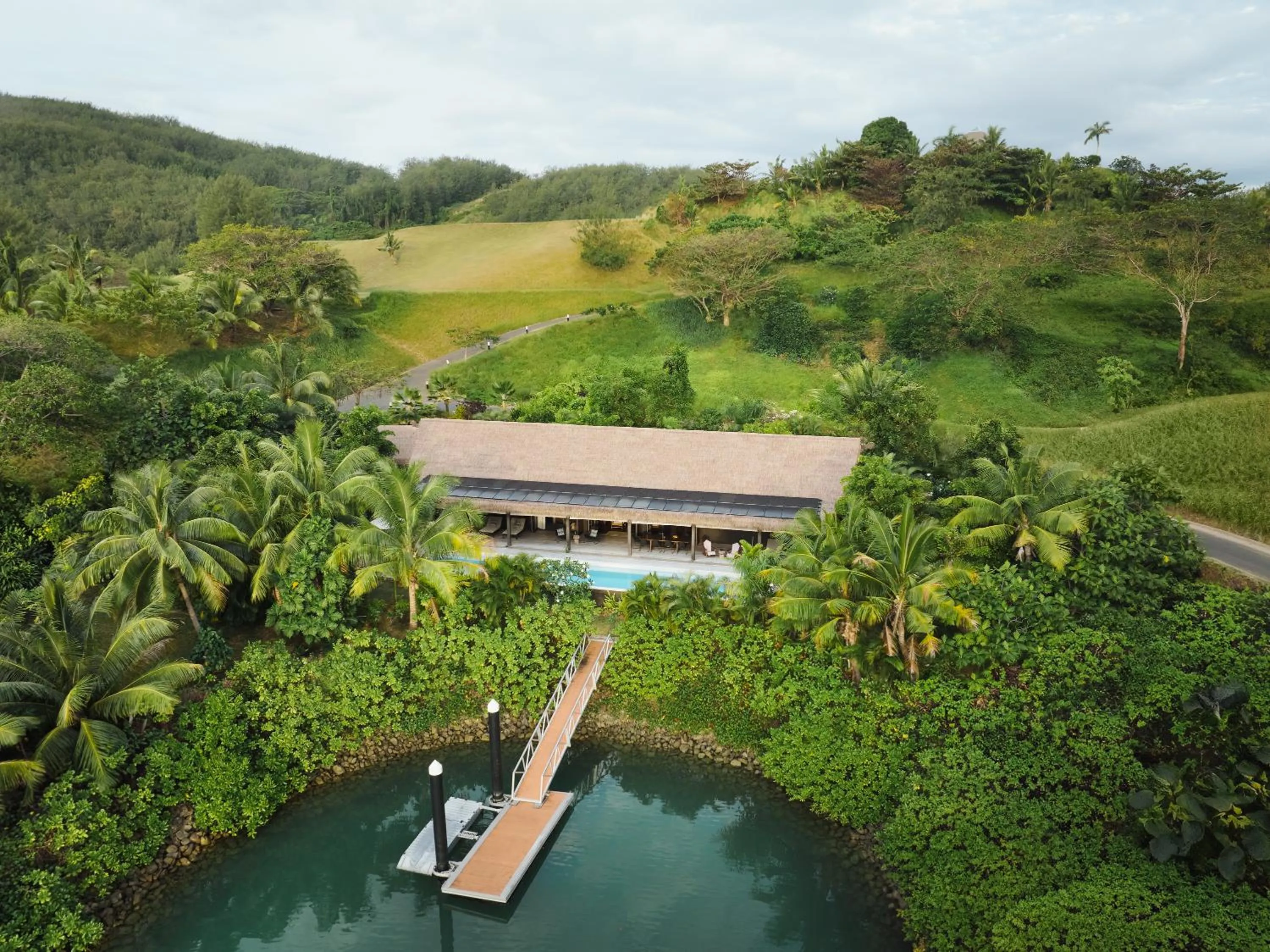 Property building in Six Senses Fiji