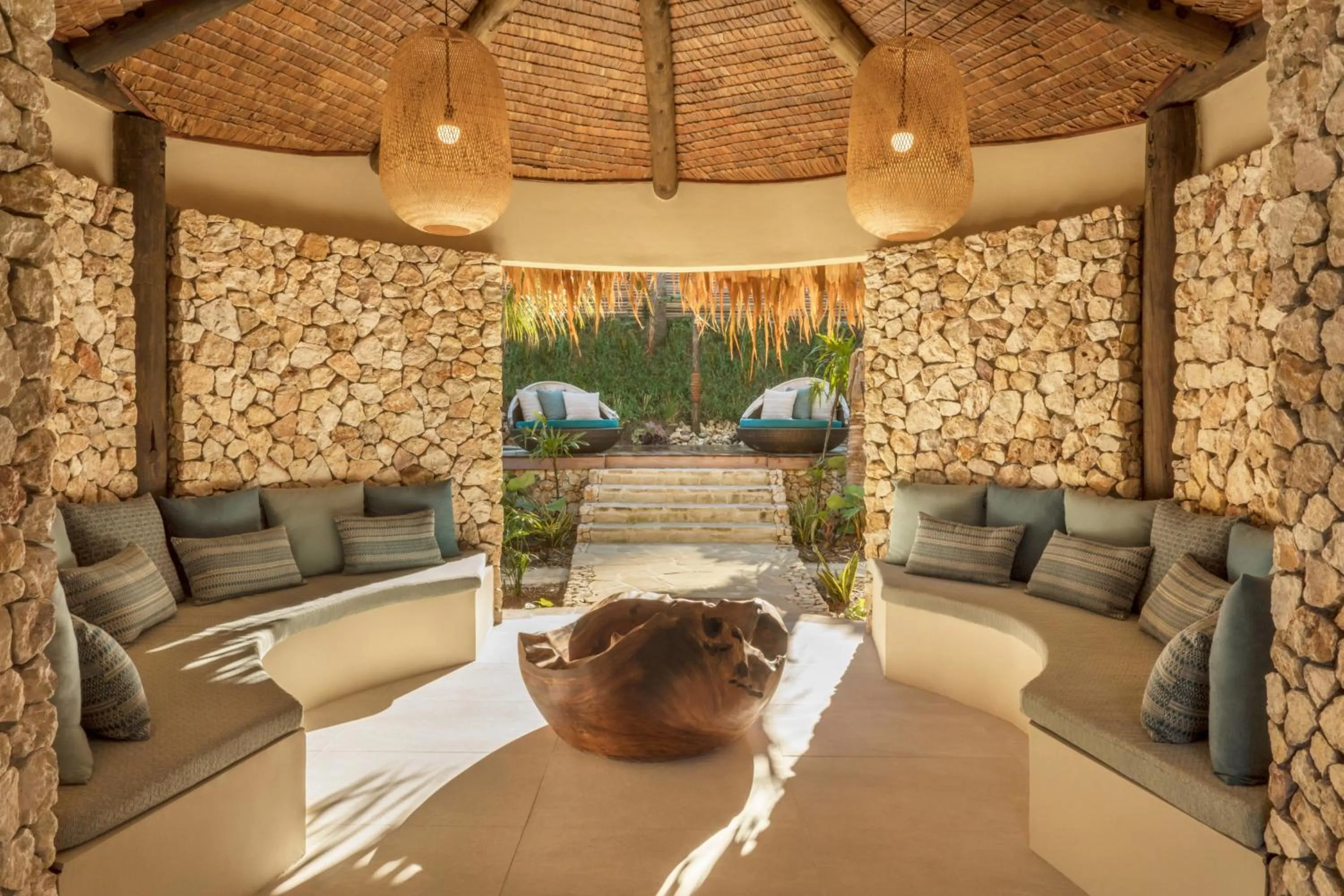 Sauna in Six Senses Fiji