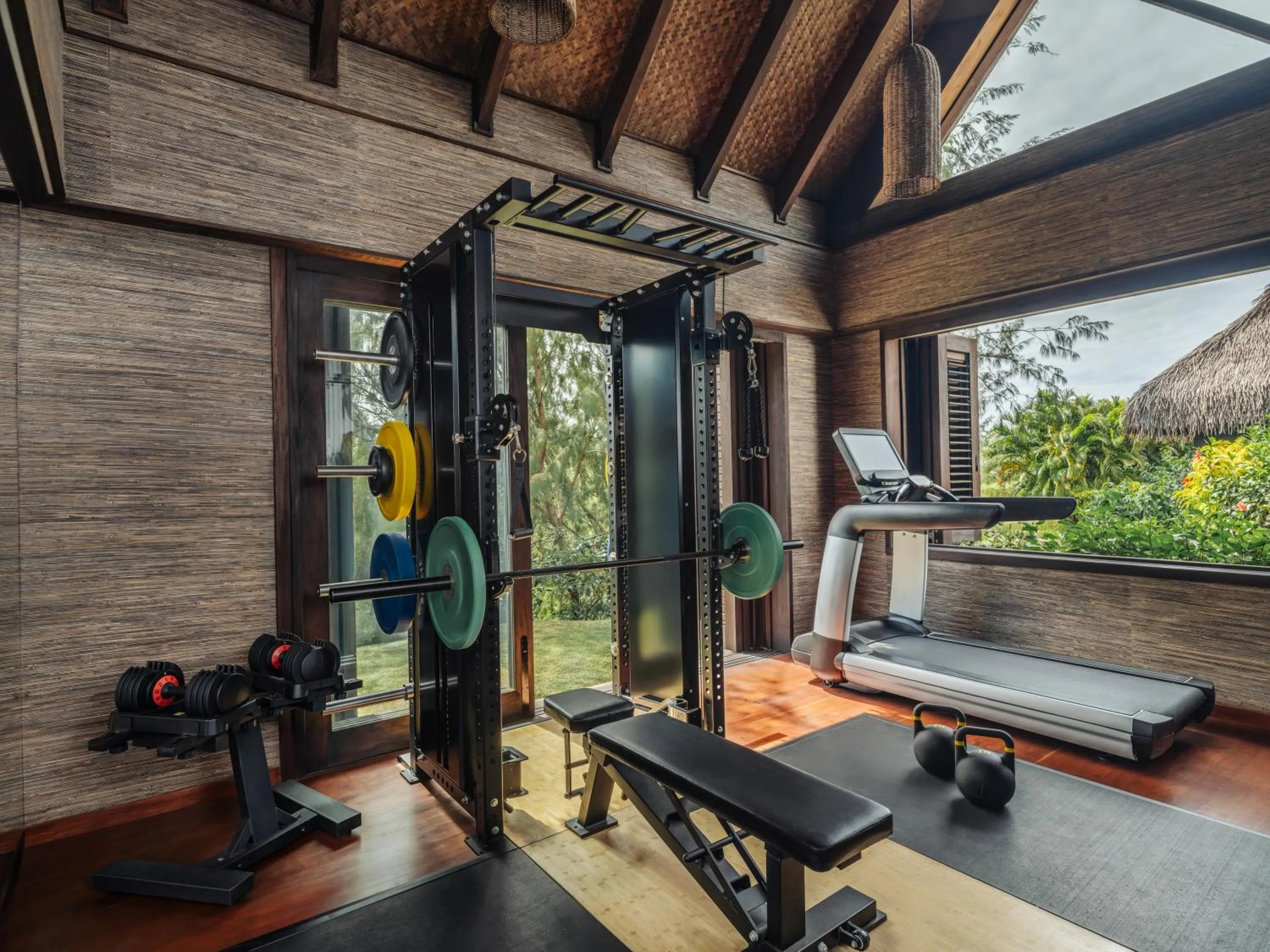 Fitness centre/facilities in Six Senses Fiji